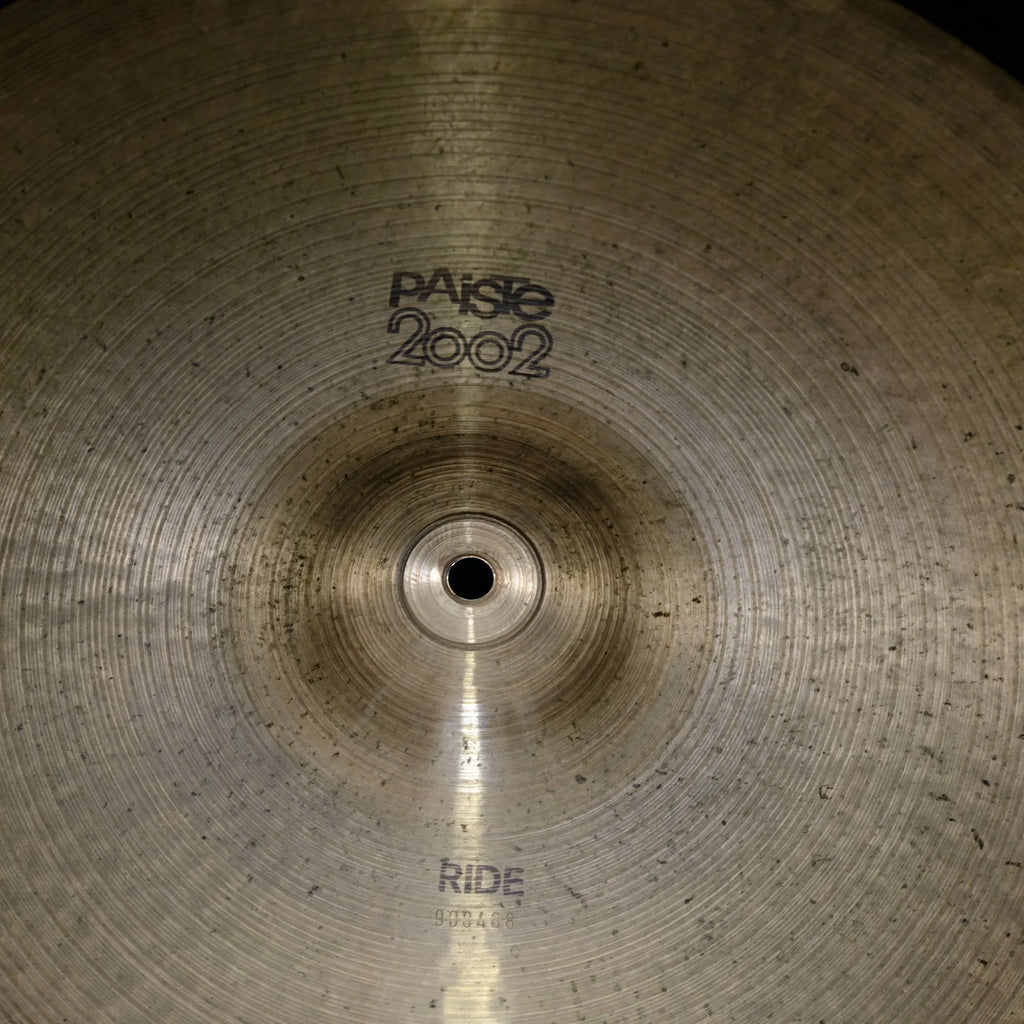 20" Paiste 2002 Ride black label 2178 grams from 1979