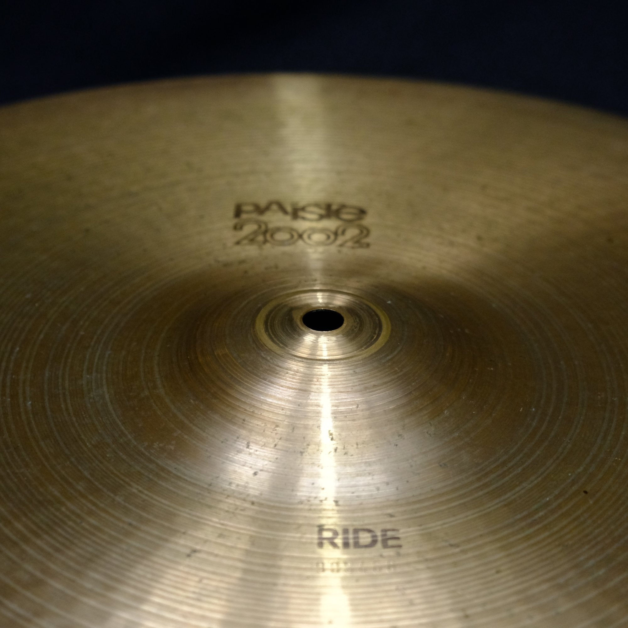 20" Paiste 2002 Ride black label 2178 grams from 1979