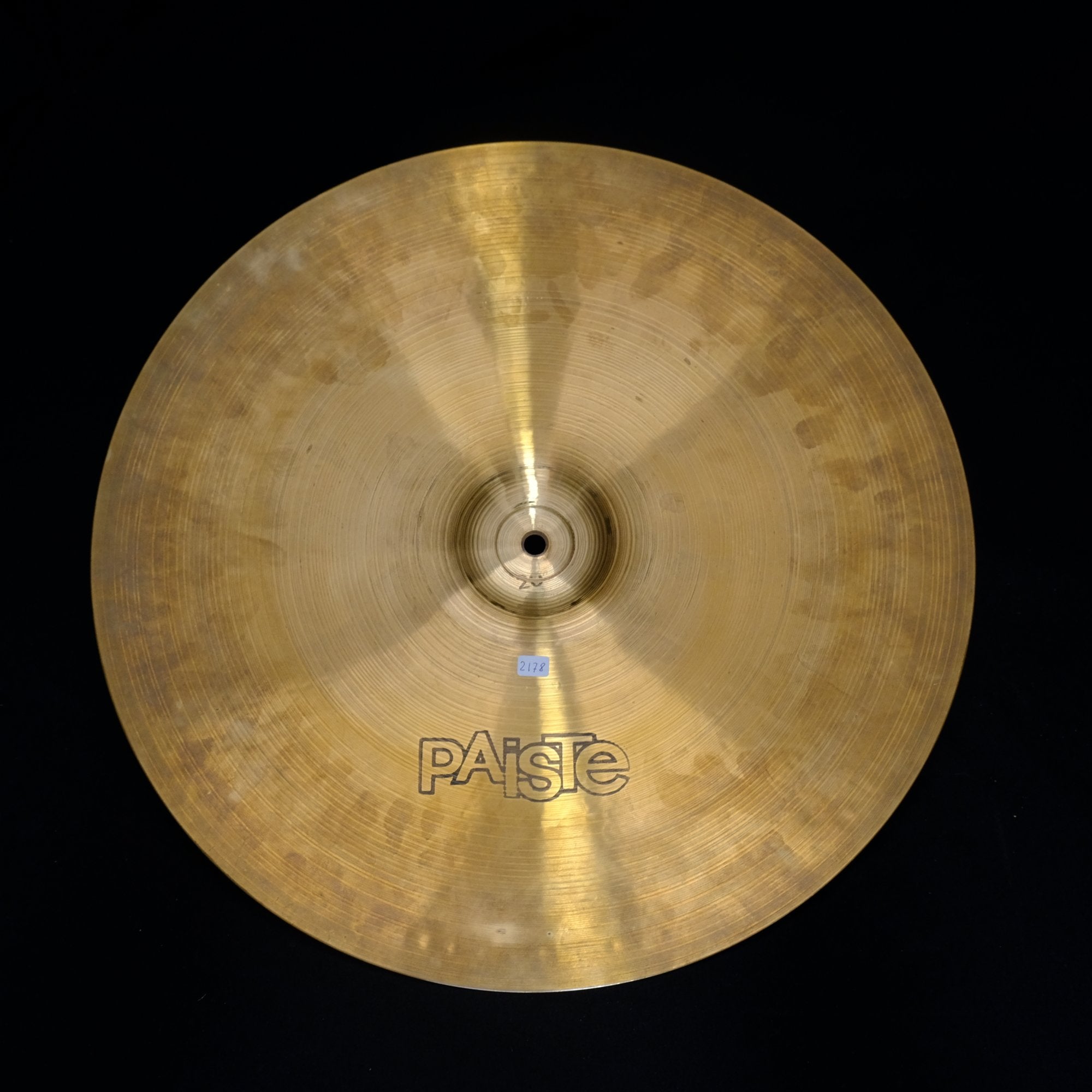 20" Paiste 2002 Ride black label 2178 grams from 1979