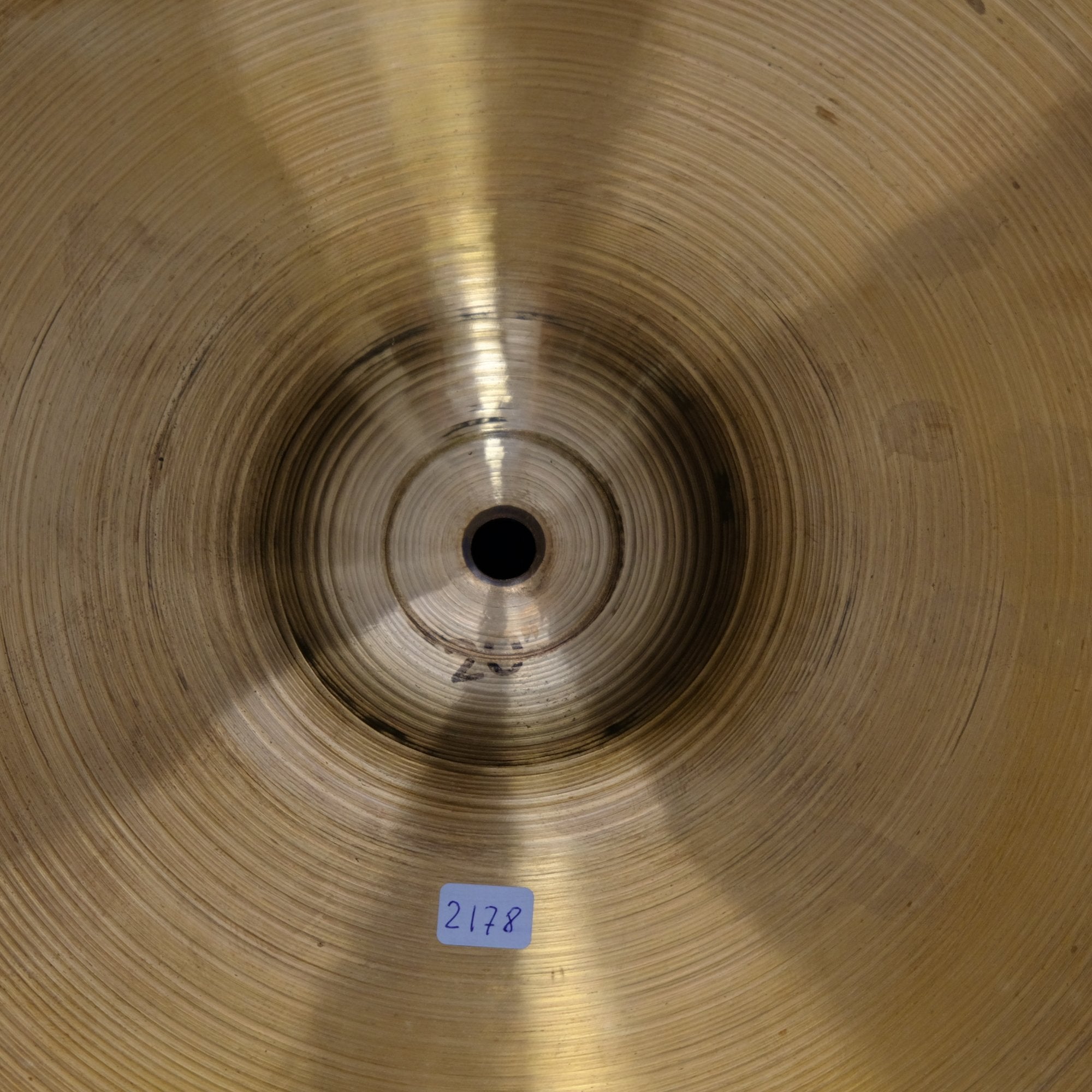 20" Paiste 2002 Ride black label 2178 grams from 1979