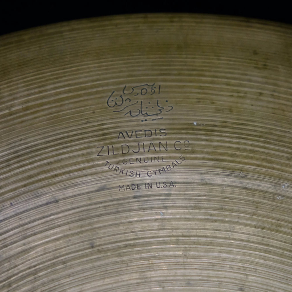 20" Zildjian Avedis Large Stamp 2124 grams from middle 1950's