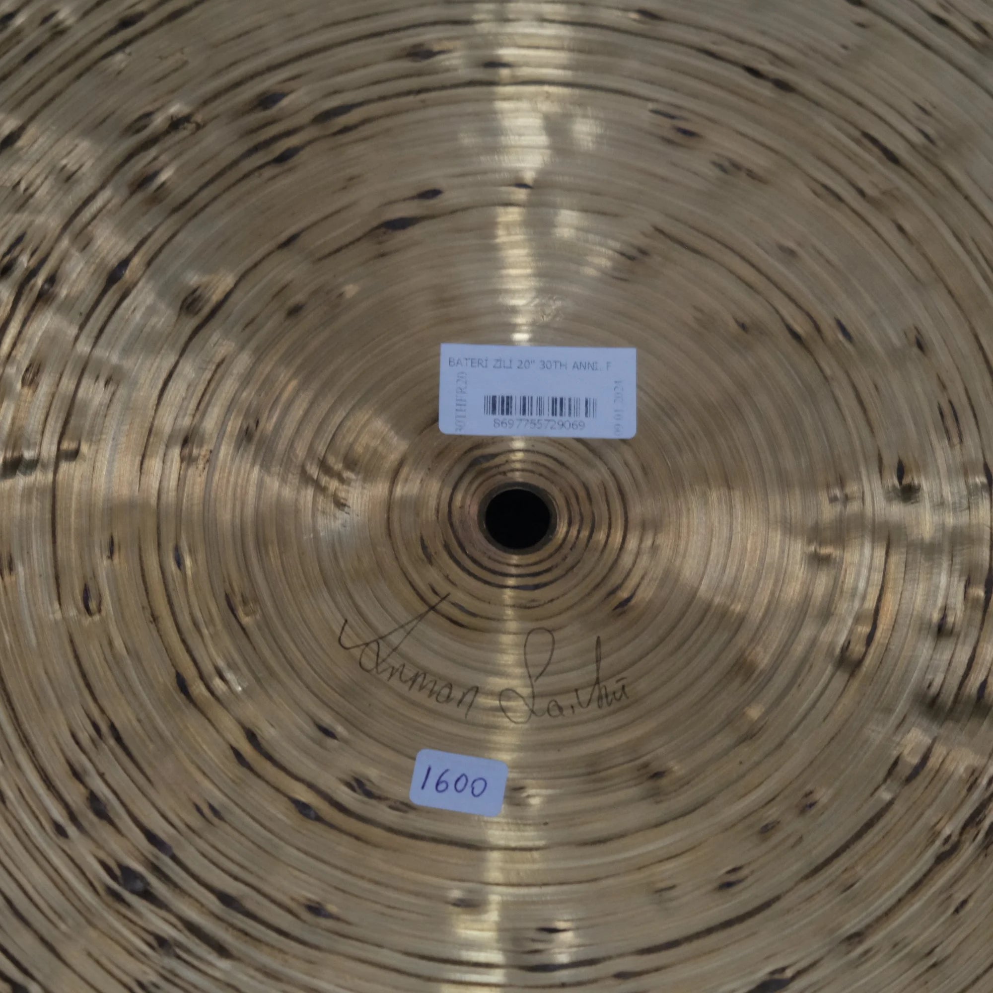 20" Istanbul Agop 30th Anniversary Flat Ride 1600 grams