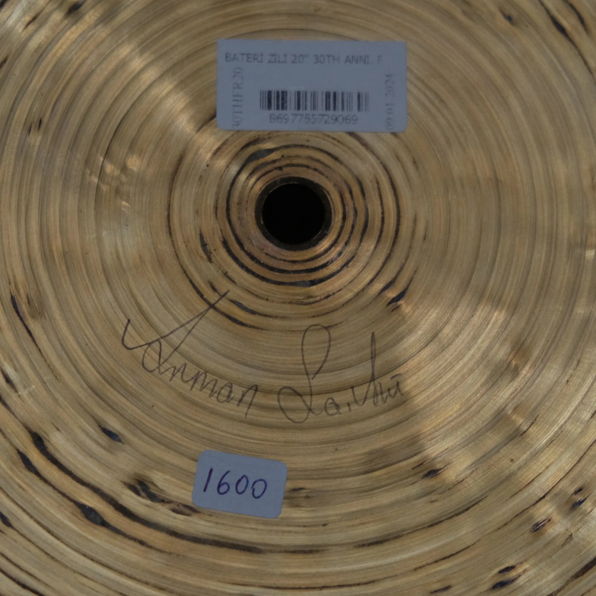 20" Istanbul Agop 30th Anniversary Flat Ride 1600 grams