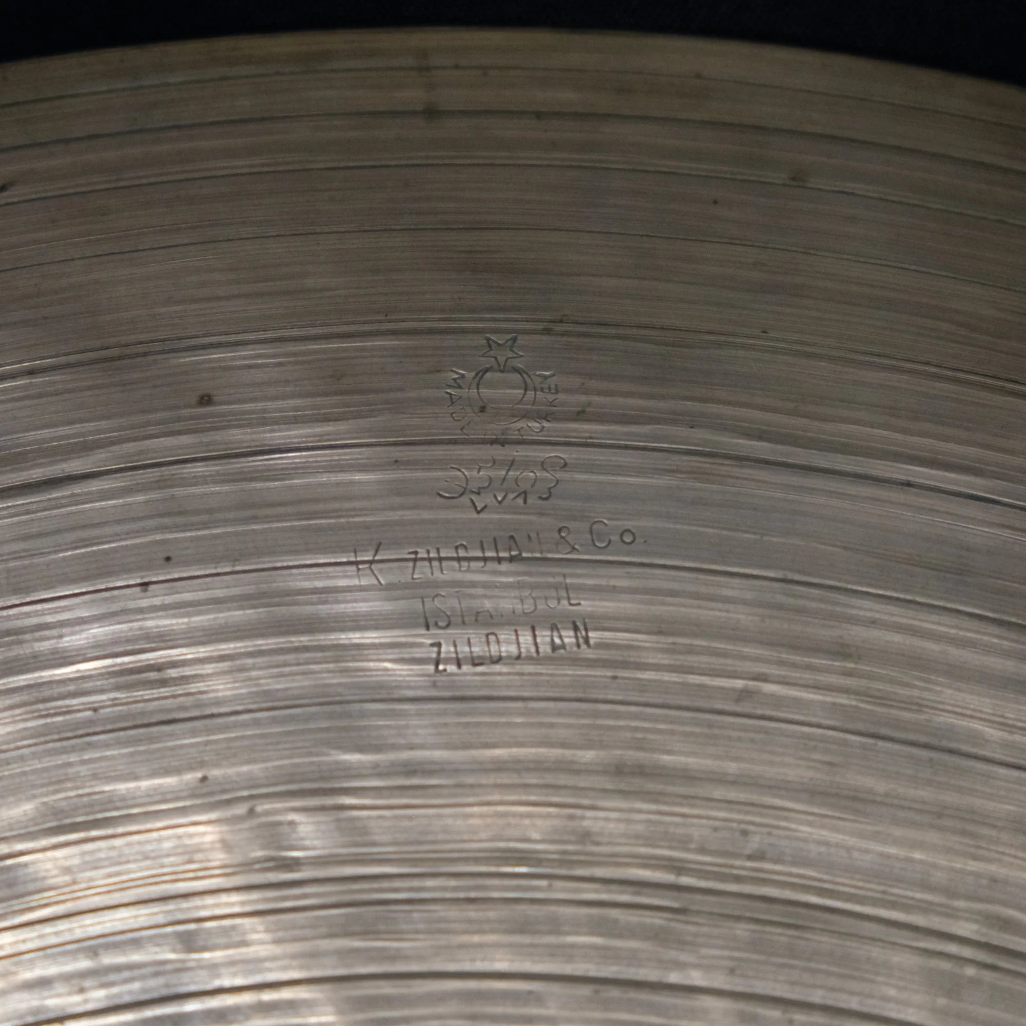 20" Zildjian K Istanbul Older New Stamp 1874 grams