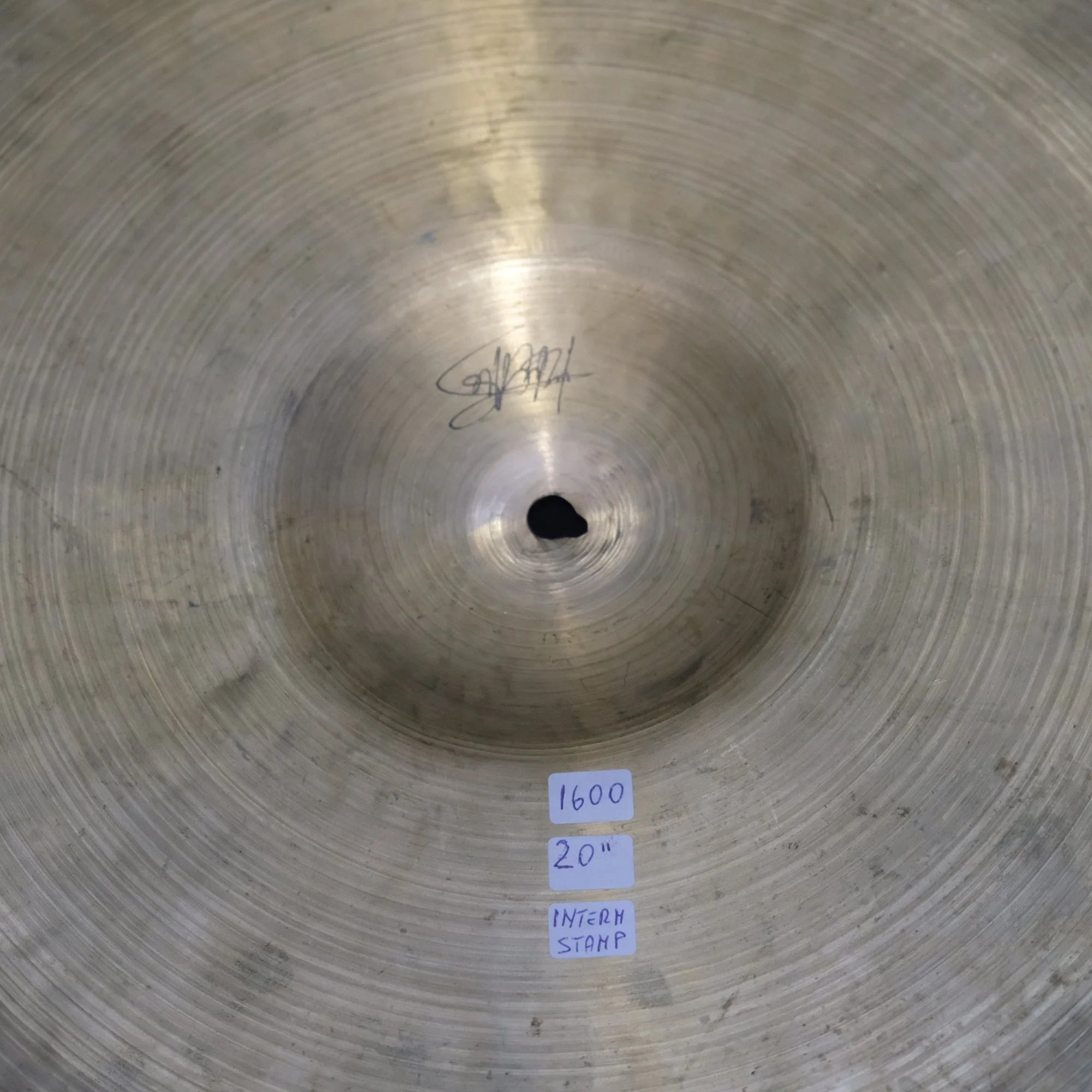 20" Zildjian K Istanbul Intermediate Stamp 1600 grams