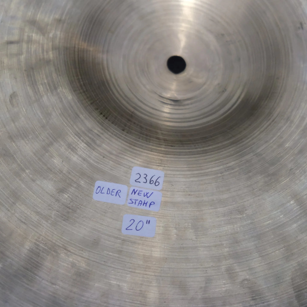 20" Zildjian K Istanbul cymbal Older New Stamp 2366 grams