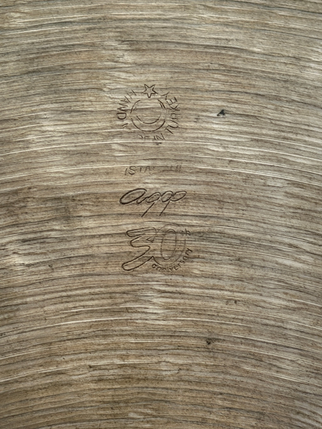 20" Istanbul Agop 30th Anniversary Ride 2039 grams