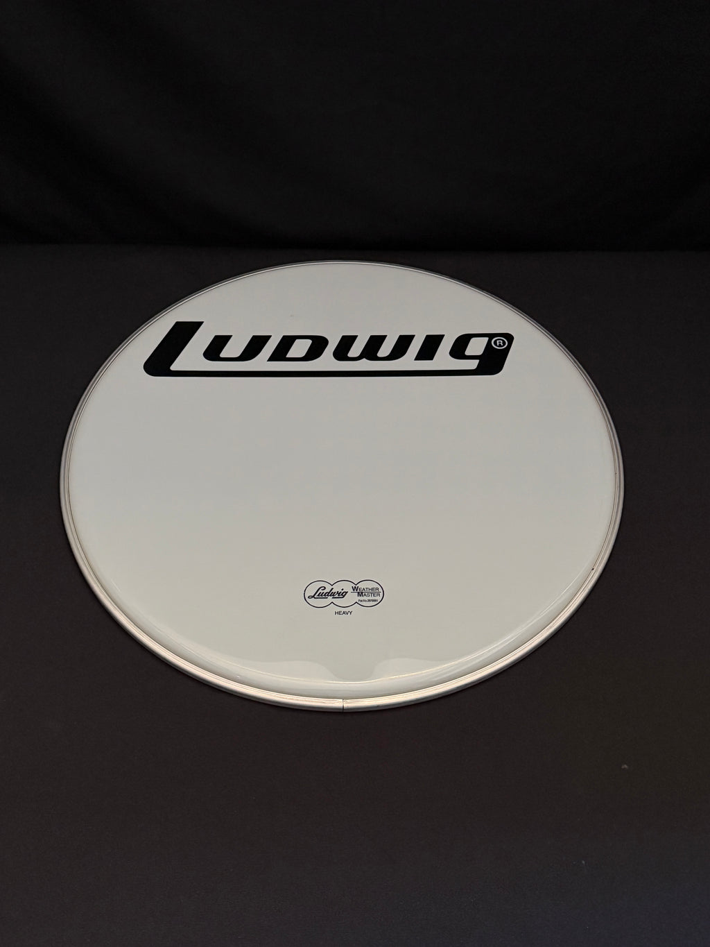 20" Ludwig LW4220-B Weather Master Heavy Block Logo Smooth Resonant Bass Drum Head