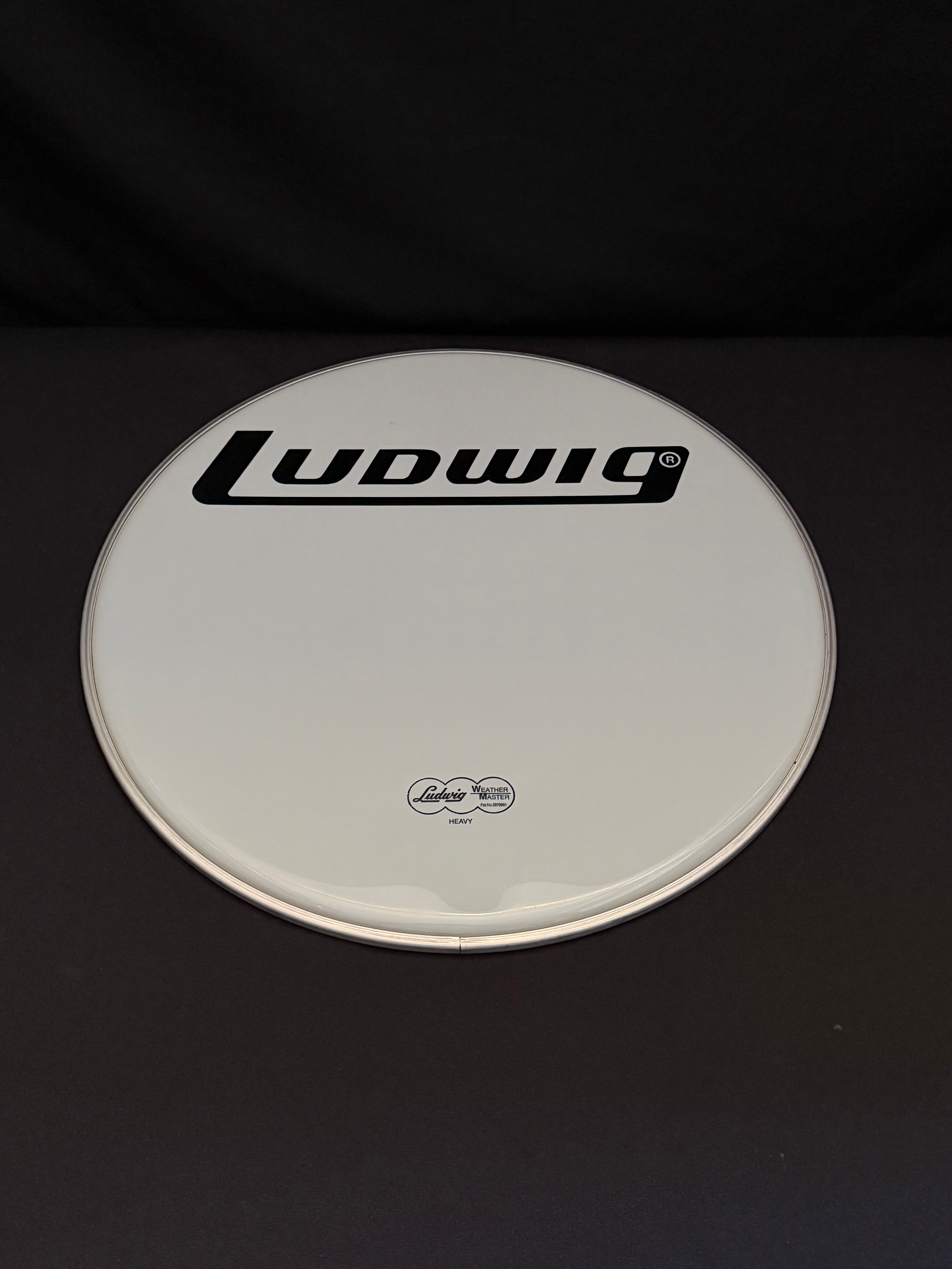 20" Ludwig LW4220-B Weather Master Heavy Block Logo Smooth Resonant Bass Drum Head