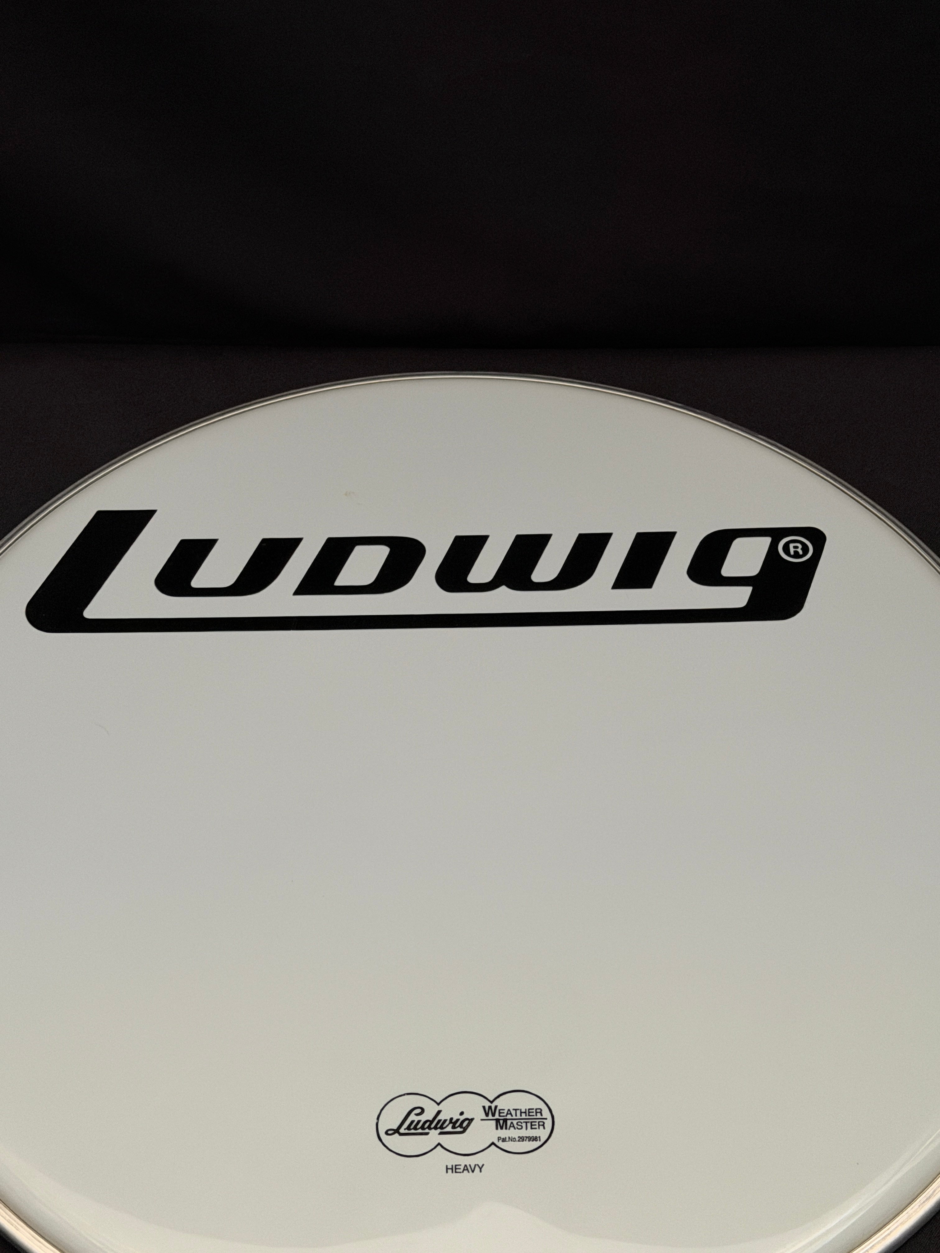 20" Ludwig LW4220-B Weather Master Heavy Block Logo Smooth Resonant Bass Drum Head