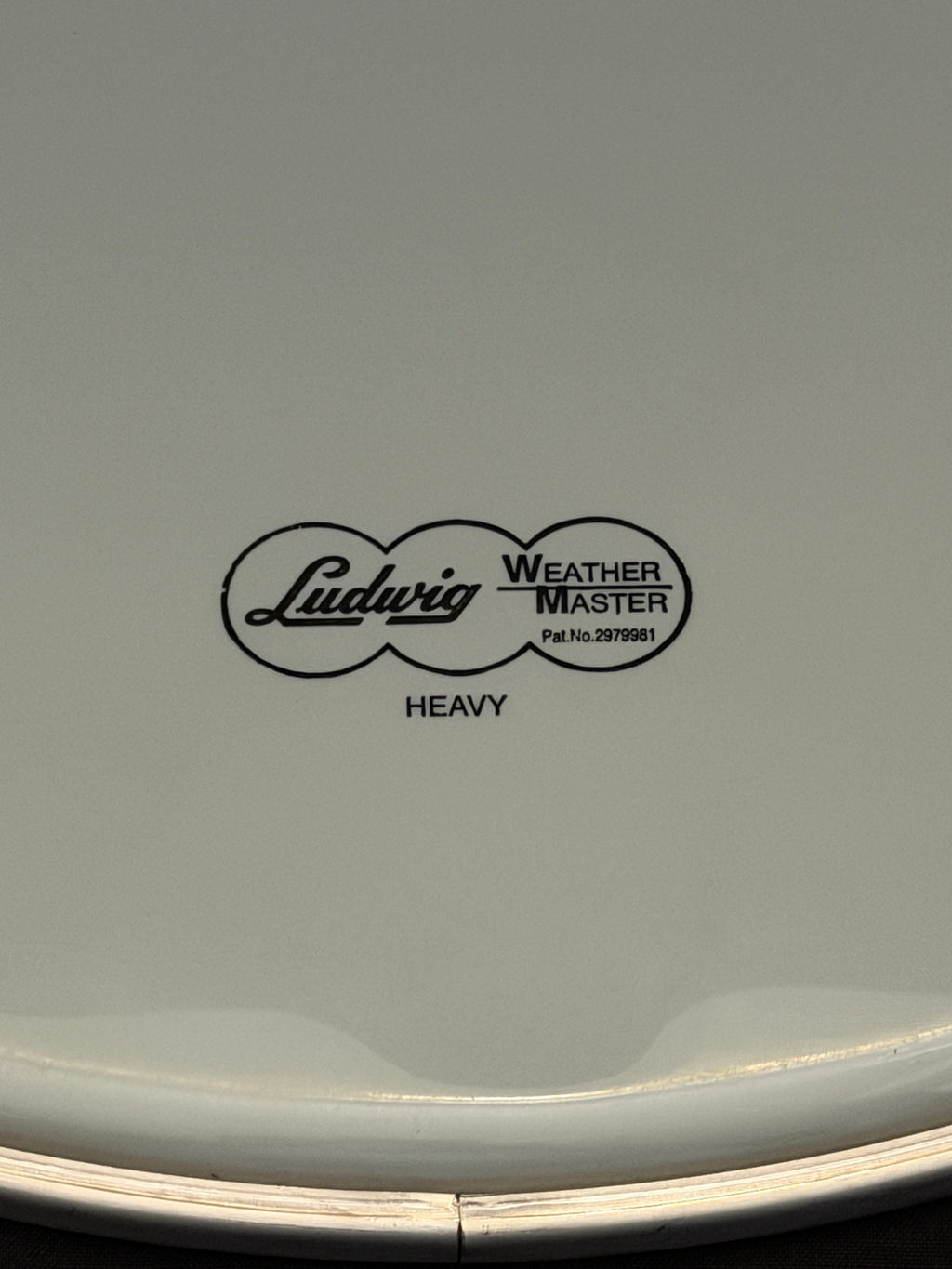 20" Ludwig LW4220-B Weather Master Heavy Block Logo Smooth Resonant Bass Drum Head