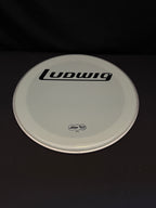 20" Ludwig LW4220-B Weather Master Heavy Block Logo muffler Smooth Resonant Bass Drum Head