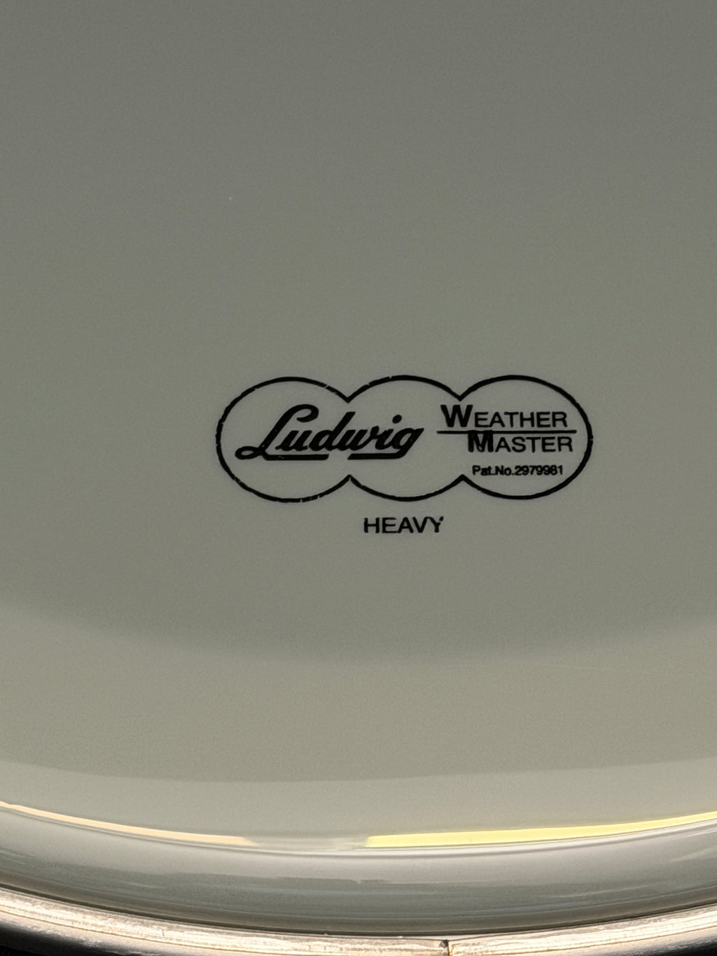 20" Ludwig LW4220-B Weather Master Heavy Block Logo muffler Smooth Resonant Bass Drum Head