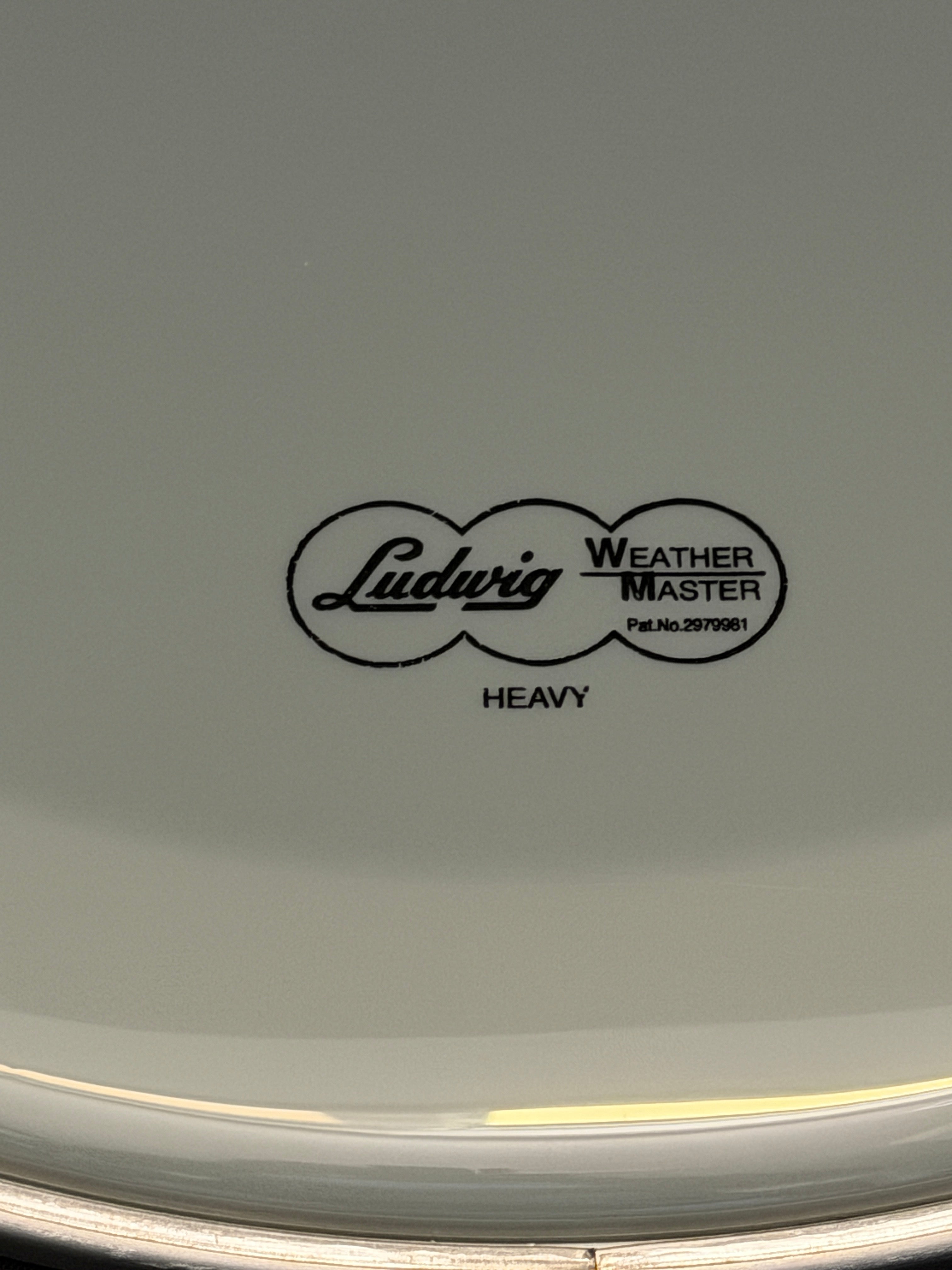 20" Ludwig LW4220-B Weather Master Heavy Block Logo muffler Smooth Resonant Bass Drum Head