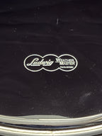 20" Ludwig LW4220 Black Weather Master Block Logo Smooth Resonant Bass Drum Head