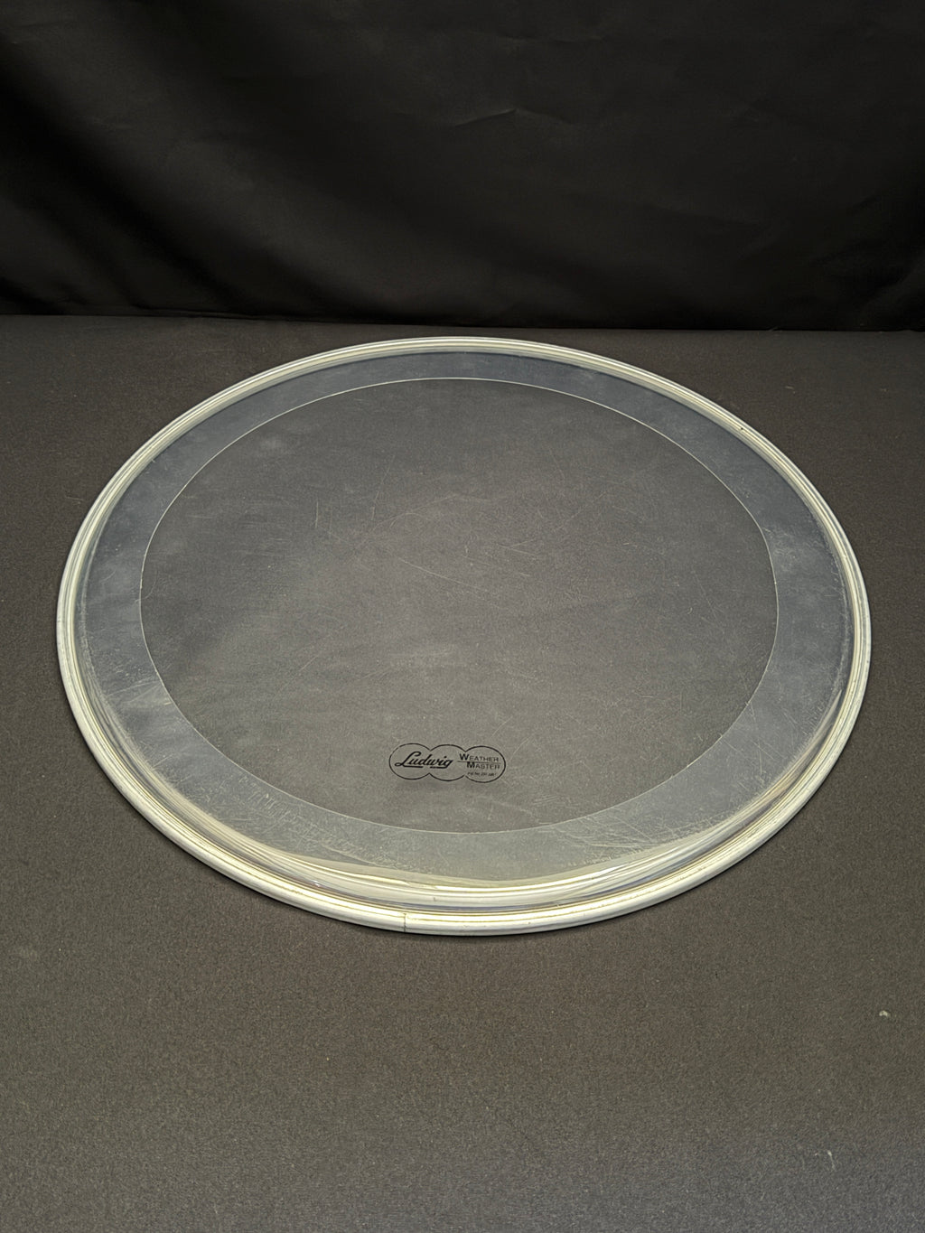 20" Ludwig Weather Master Clear with muffler Batter Bass Drum Head