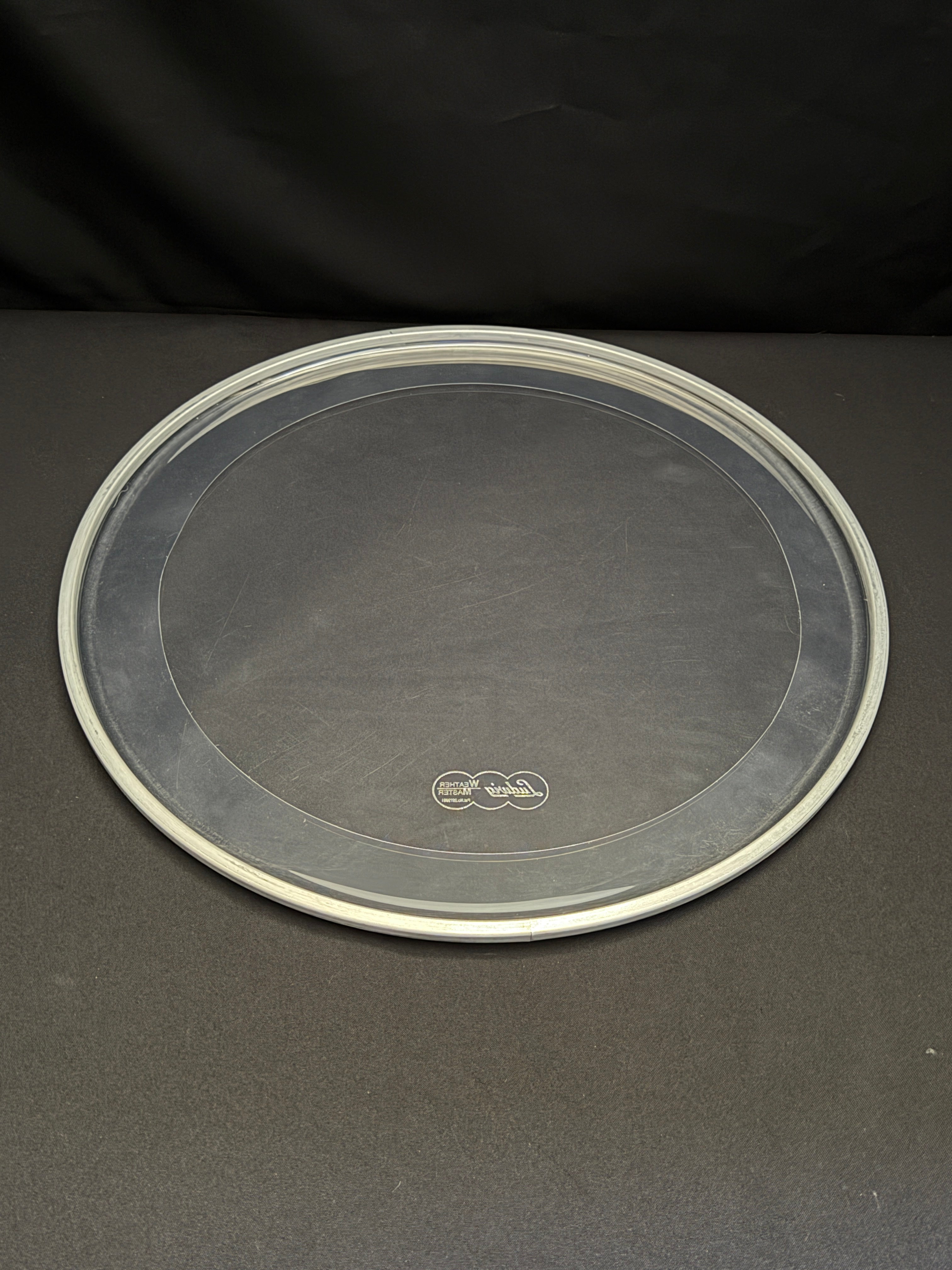 20" Ludwig Weather Master Clear with muffler Batter Bass Drum Head