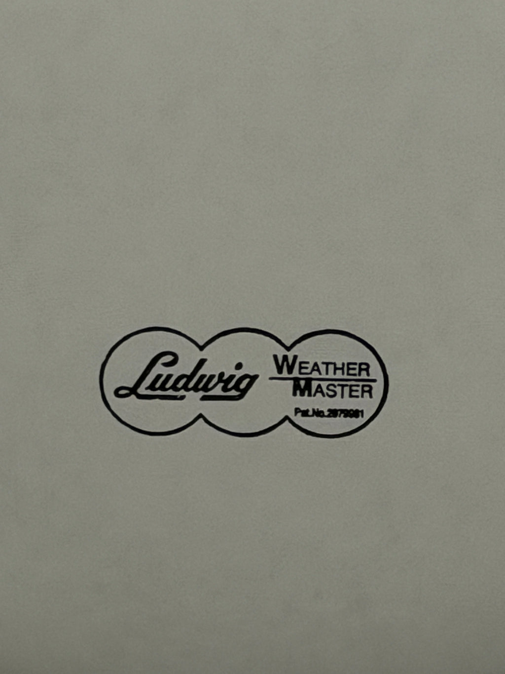20" Ludwig Weather Master Coated with muffler Batter Bass Drum Head