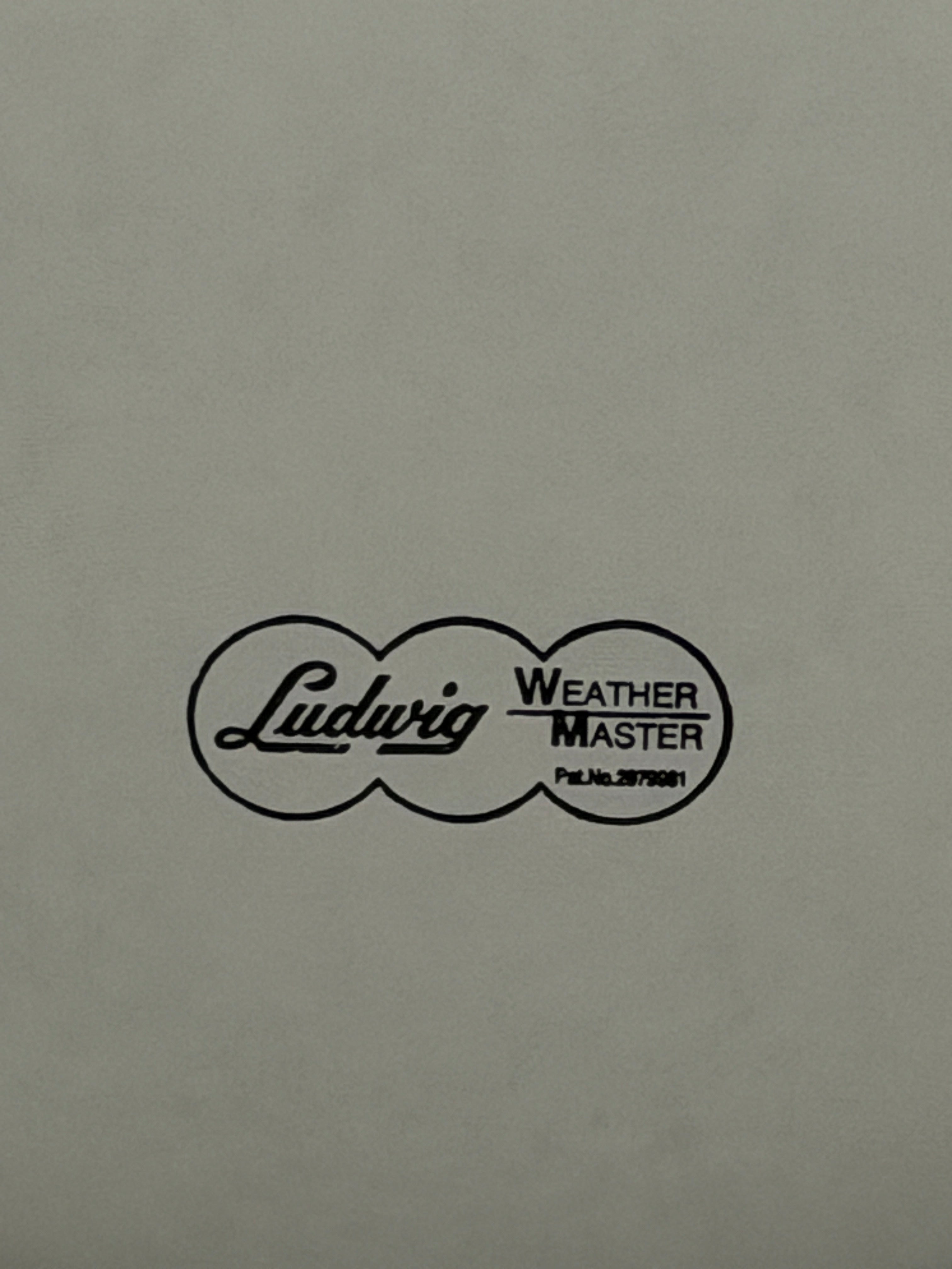 20" Ludwig Weather Master Coated with muffler Batter Bass Drum Head