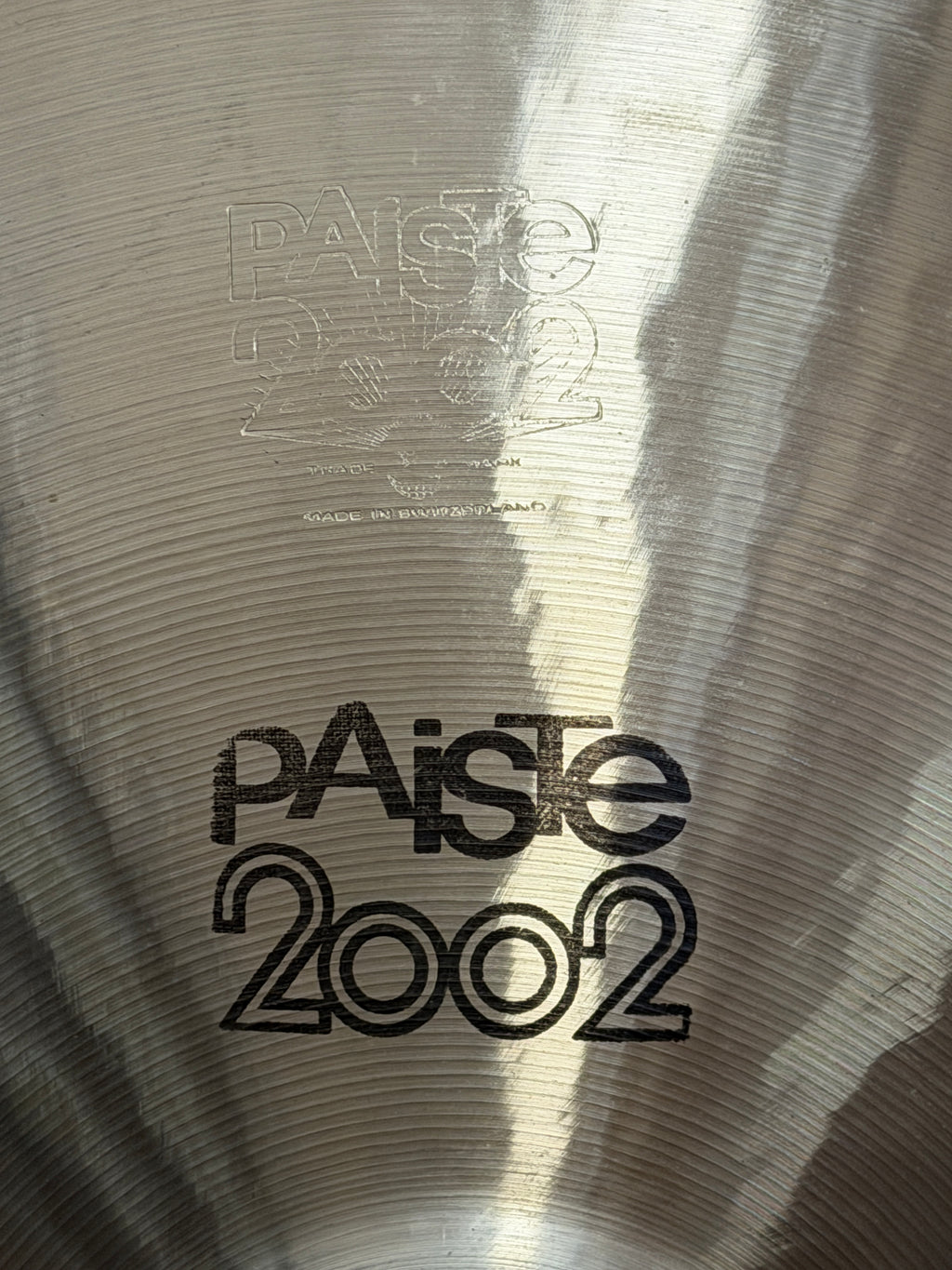 20" Paiste 2002 China 1835 grams from 1975