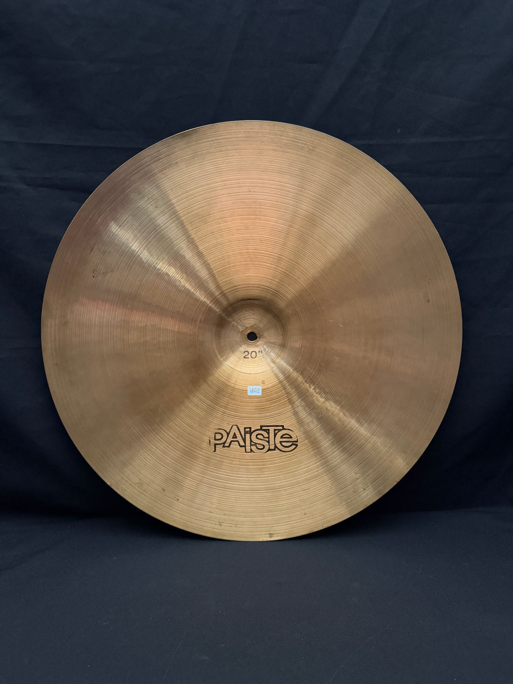 20" Paiste 2002 Crash 1802 grams from 1975