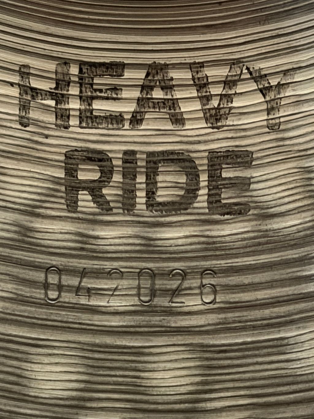 20" Paiste 2002 Heavy Ride "Jazz Rock" 2767 grams from 1980