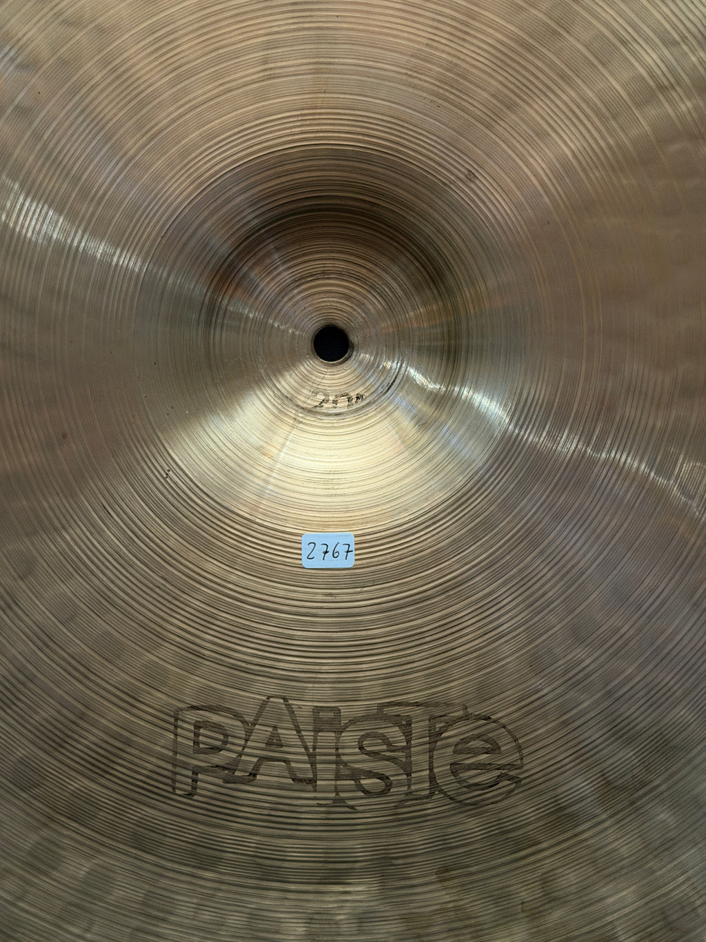20" Paiste 2002 Heavy Ride "Jazz Rock" 2767 grams from 1980