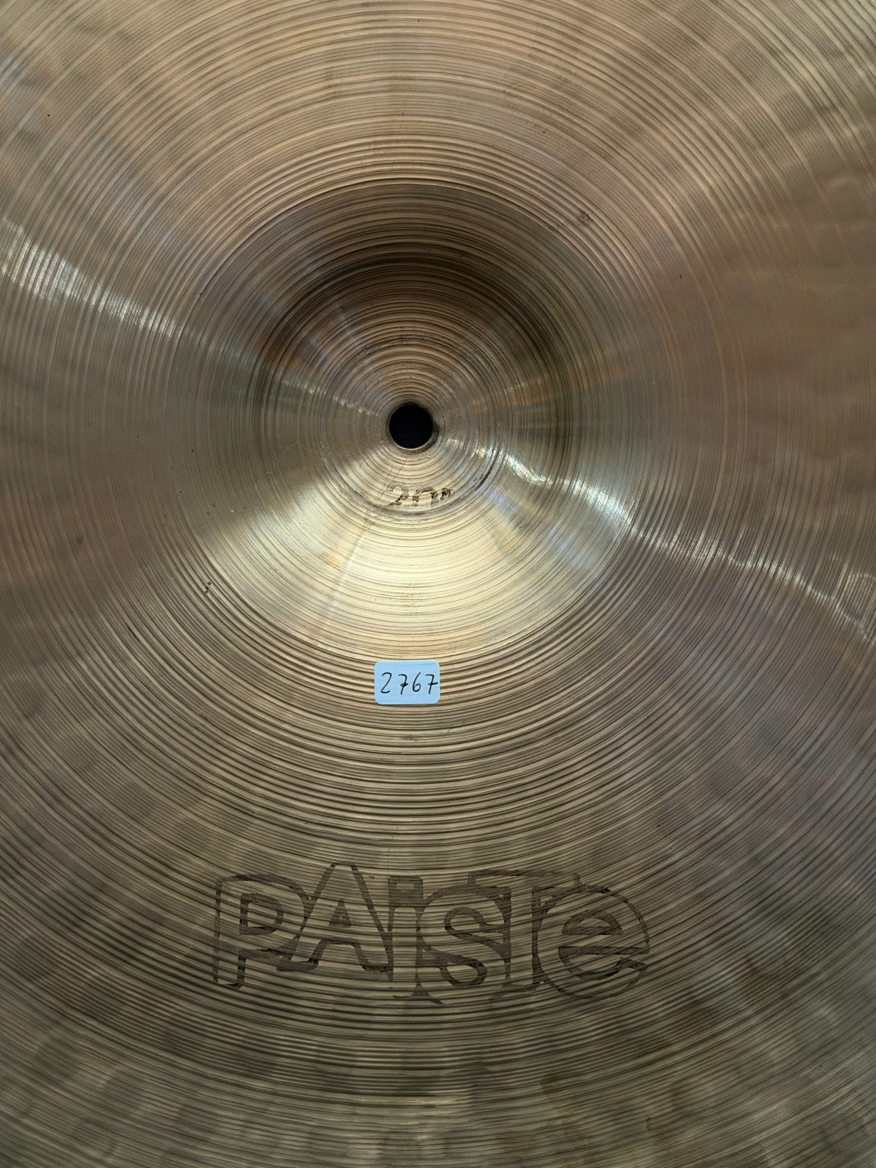 20" Paiste 2002 Heavy Ride "Jazz Rock" 2767 grams from 1980
