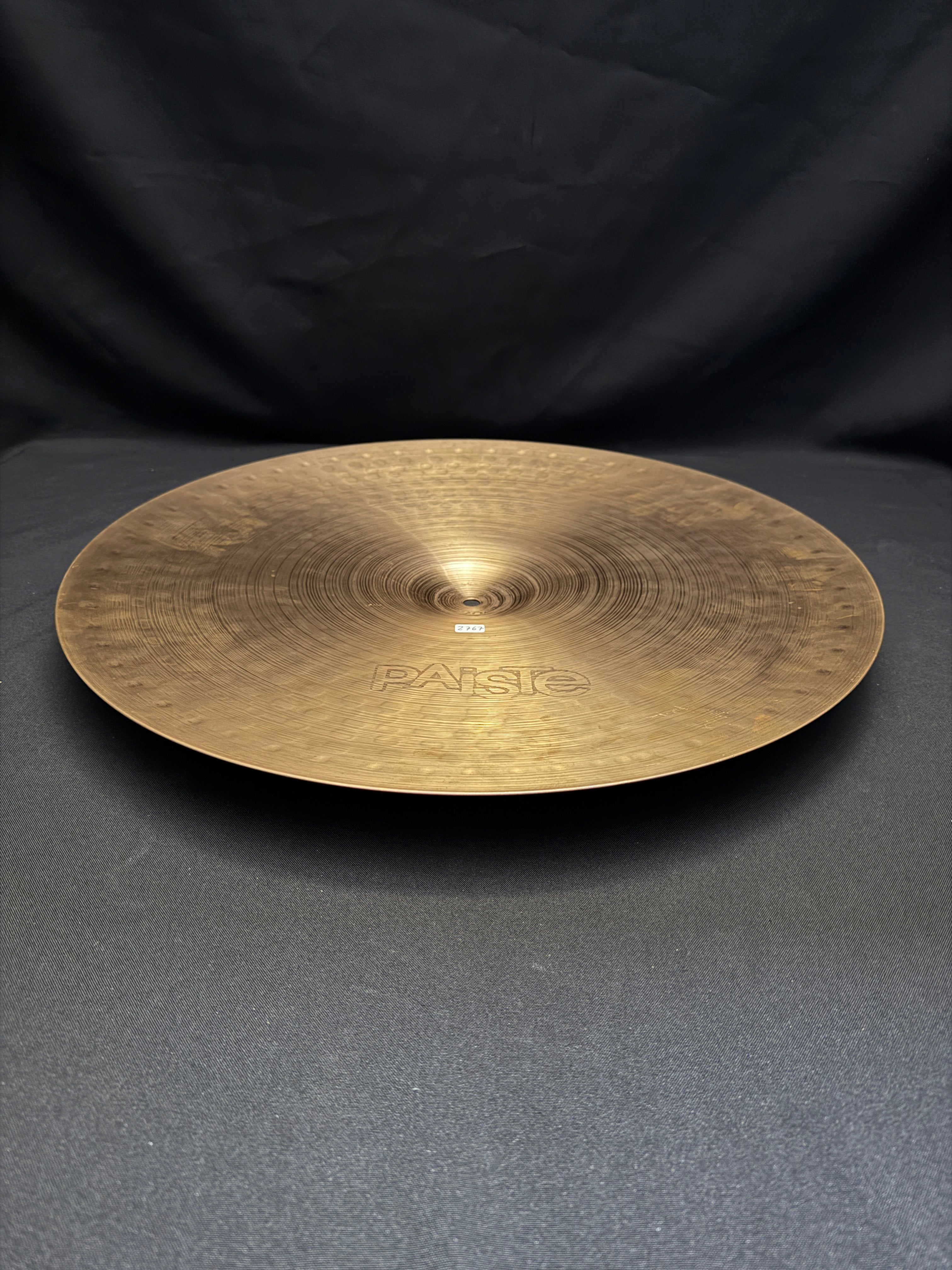 20" Paiste 2002 Heavy Ride "Jazz Rock" 2767 grams from 1980