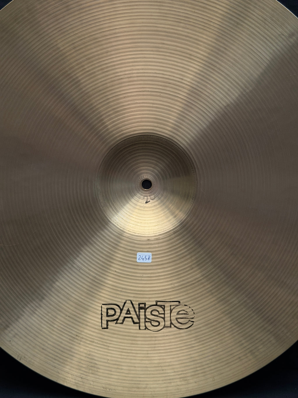20" Paiste 602 Medium Ride 2458 grams from 1973