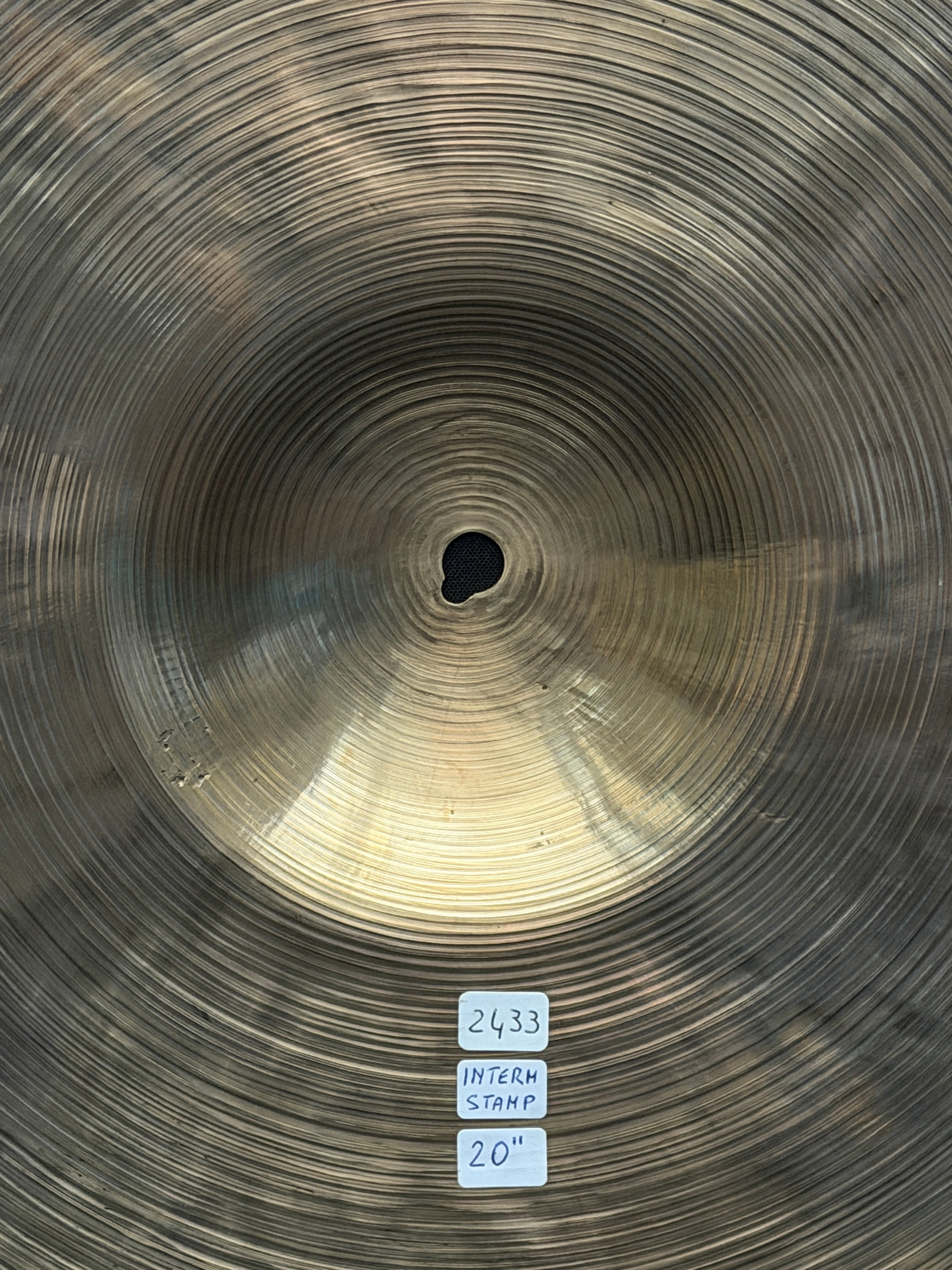 20" Zildjian K Istanbul cymbal Intermediate Stamp 2433 grams