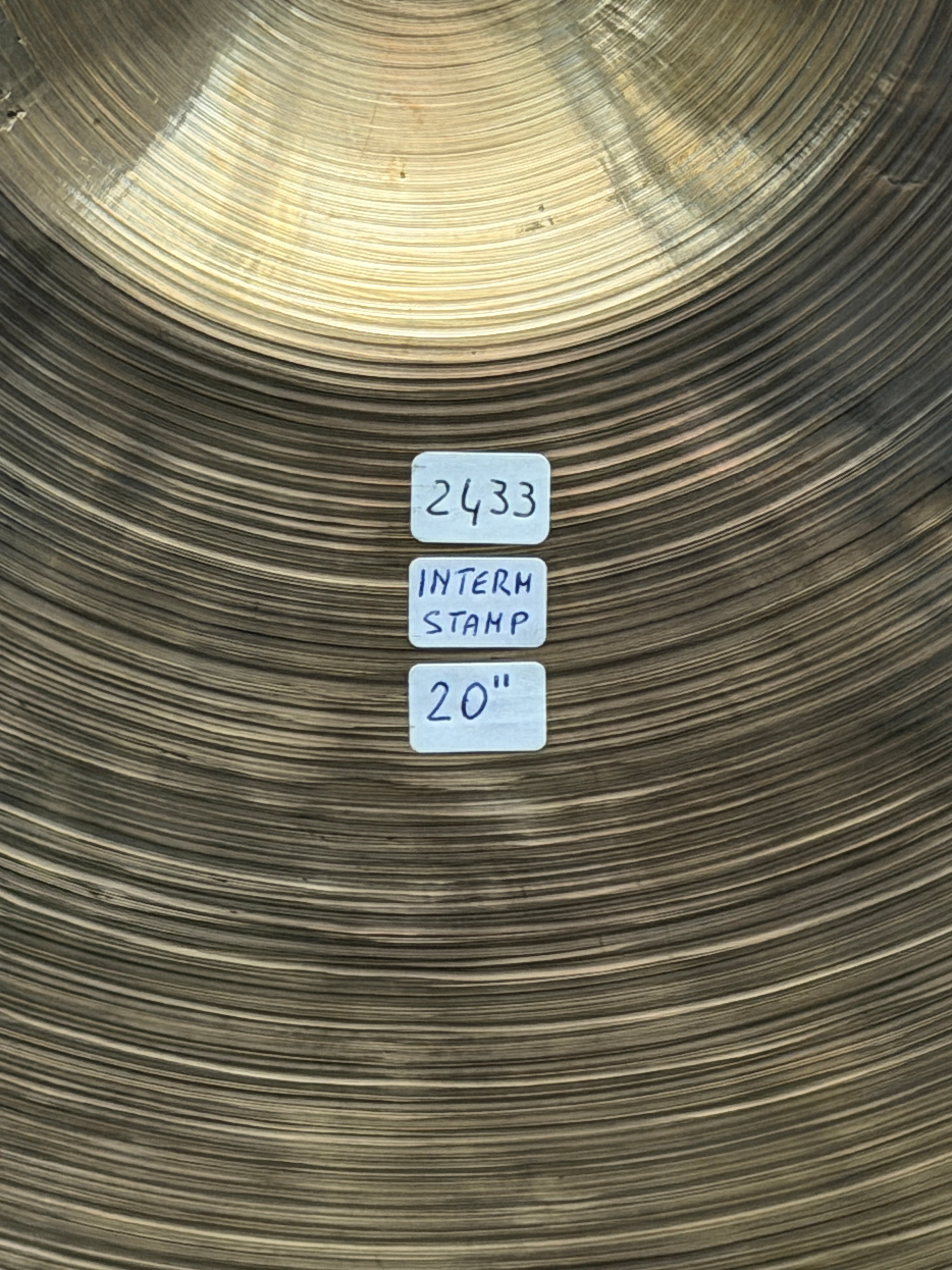20" Zildjian K Istanbul cymbal Intermediate Stamp 2433 grams