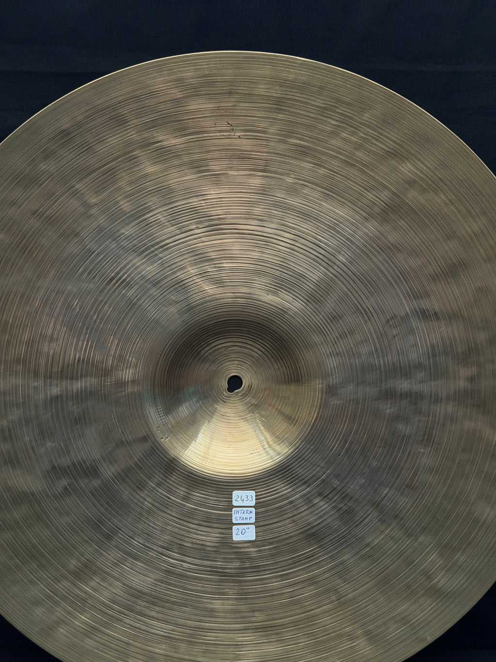 20" Zildjian K Istanbul cymbal Intermediate Stamp 2433 grams