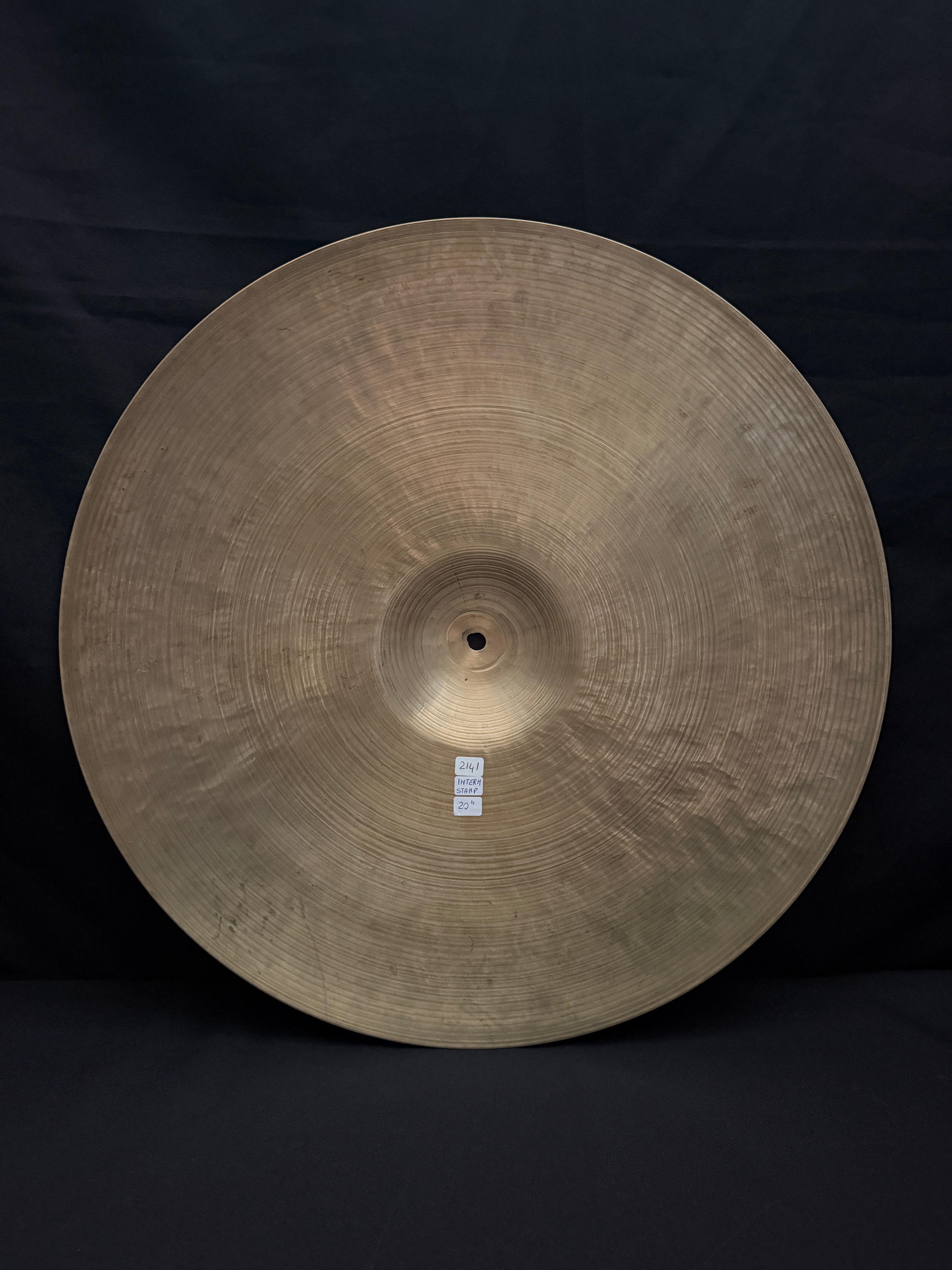 20" Zildjian K Istanbul cymbal Intermediate Stamp 2141 grams