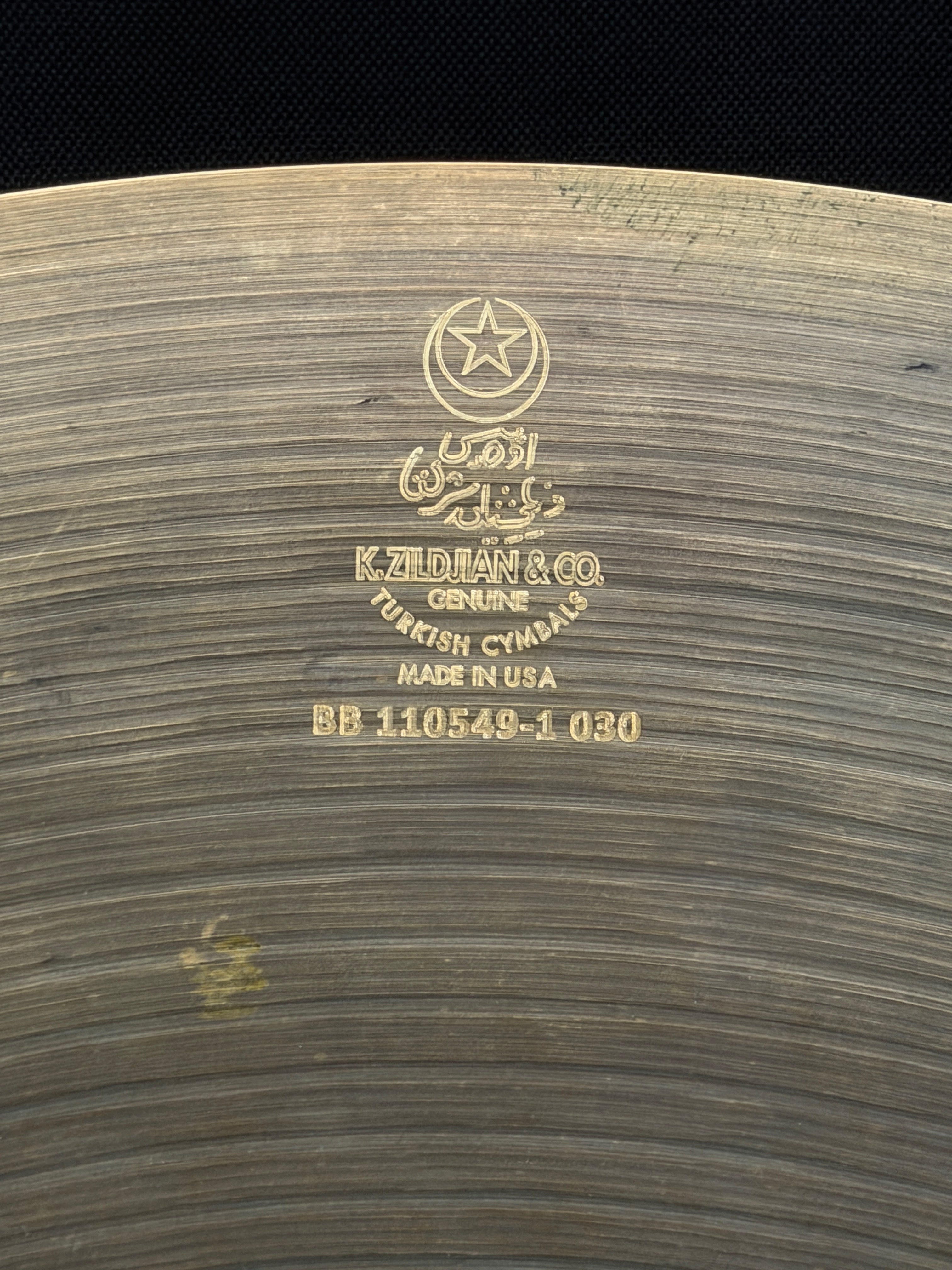 20" Zildjian Kerope Ride 1936 grams