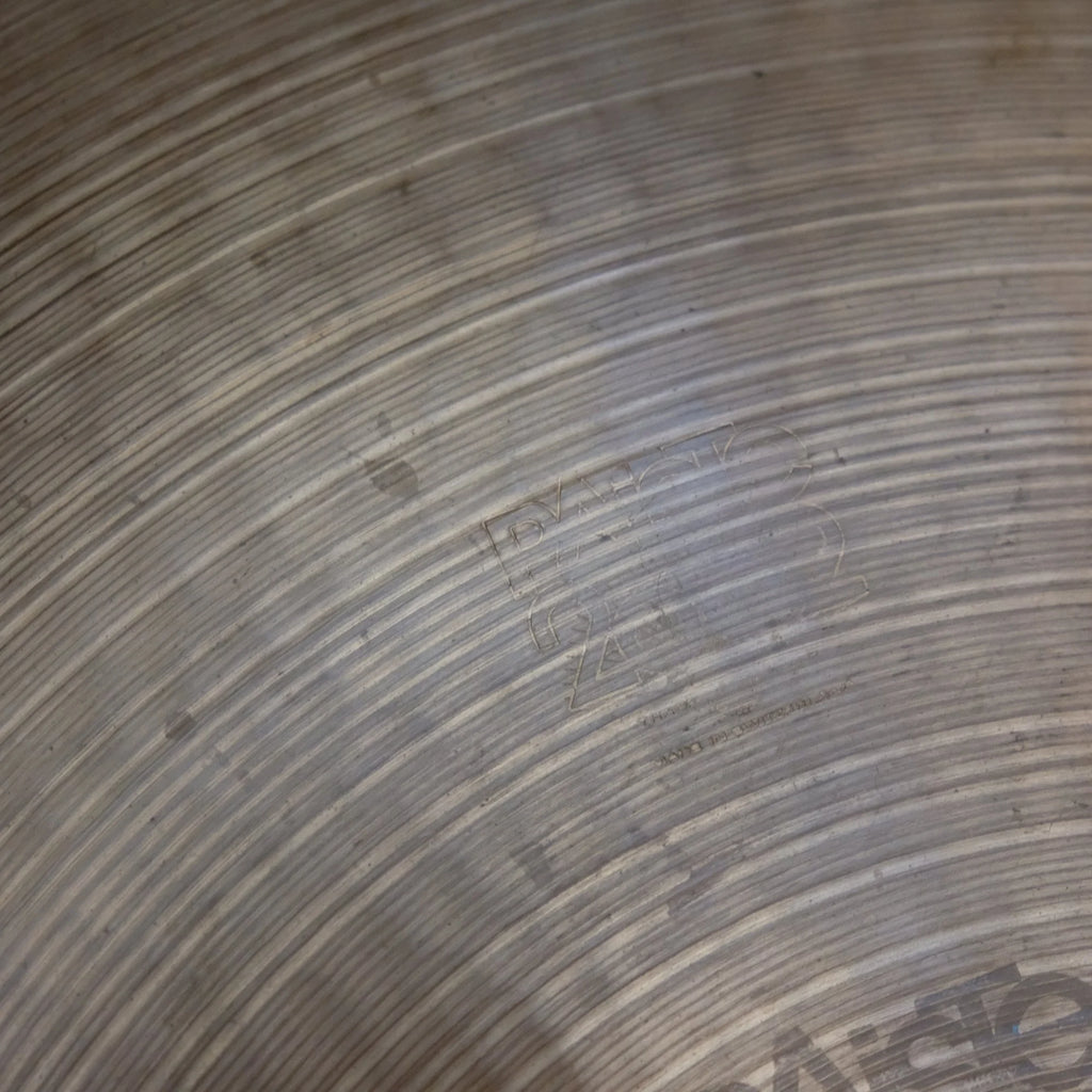20" Paiste 2002 Crash black logo from 1977