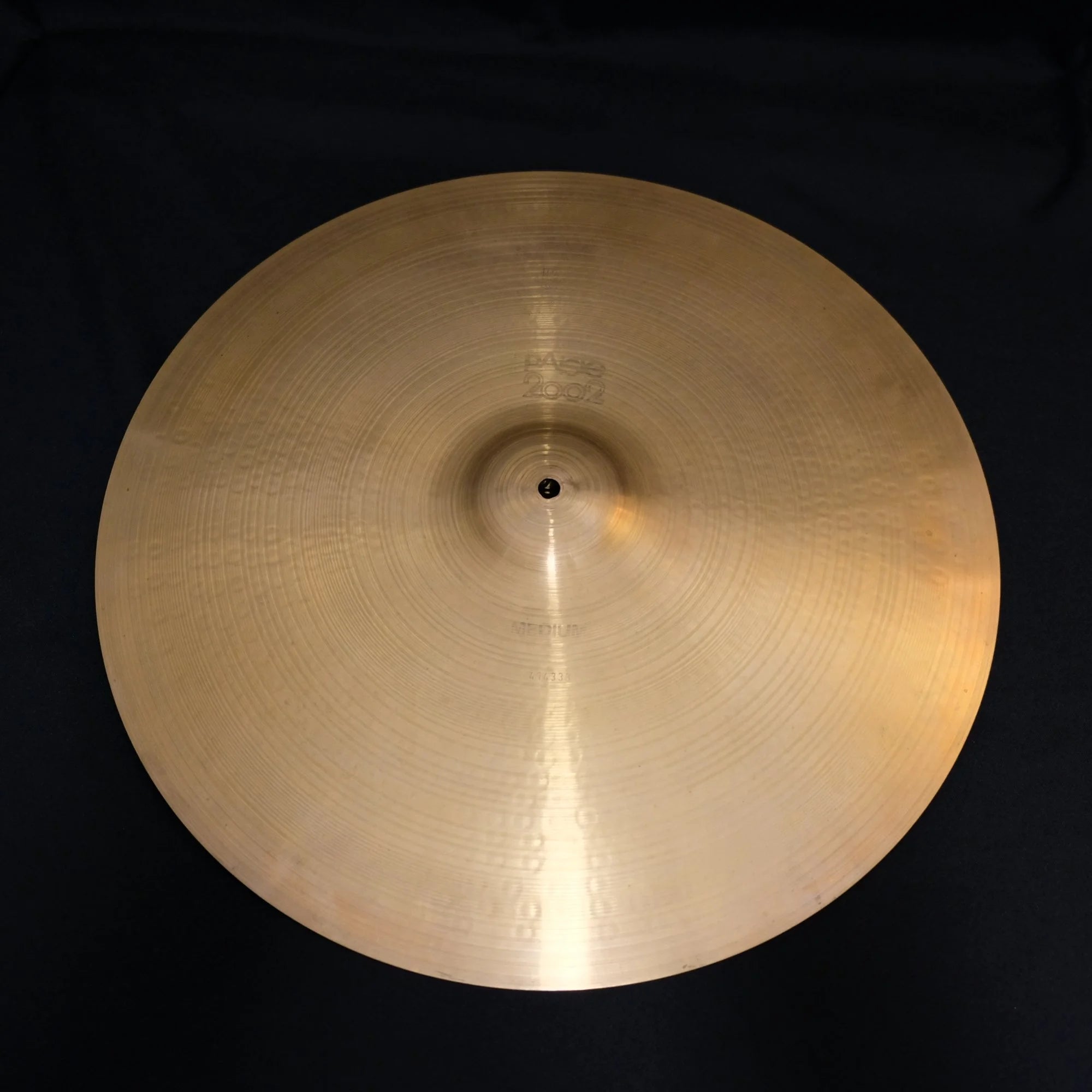 20" Paiste 2002 Medium black logo from 1974