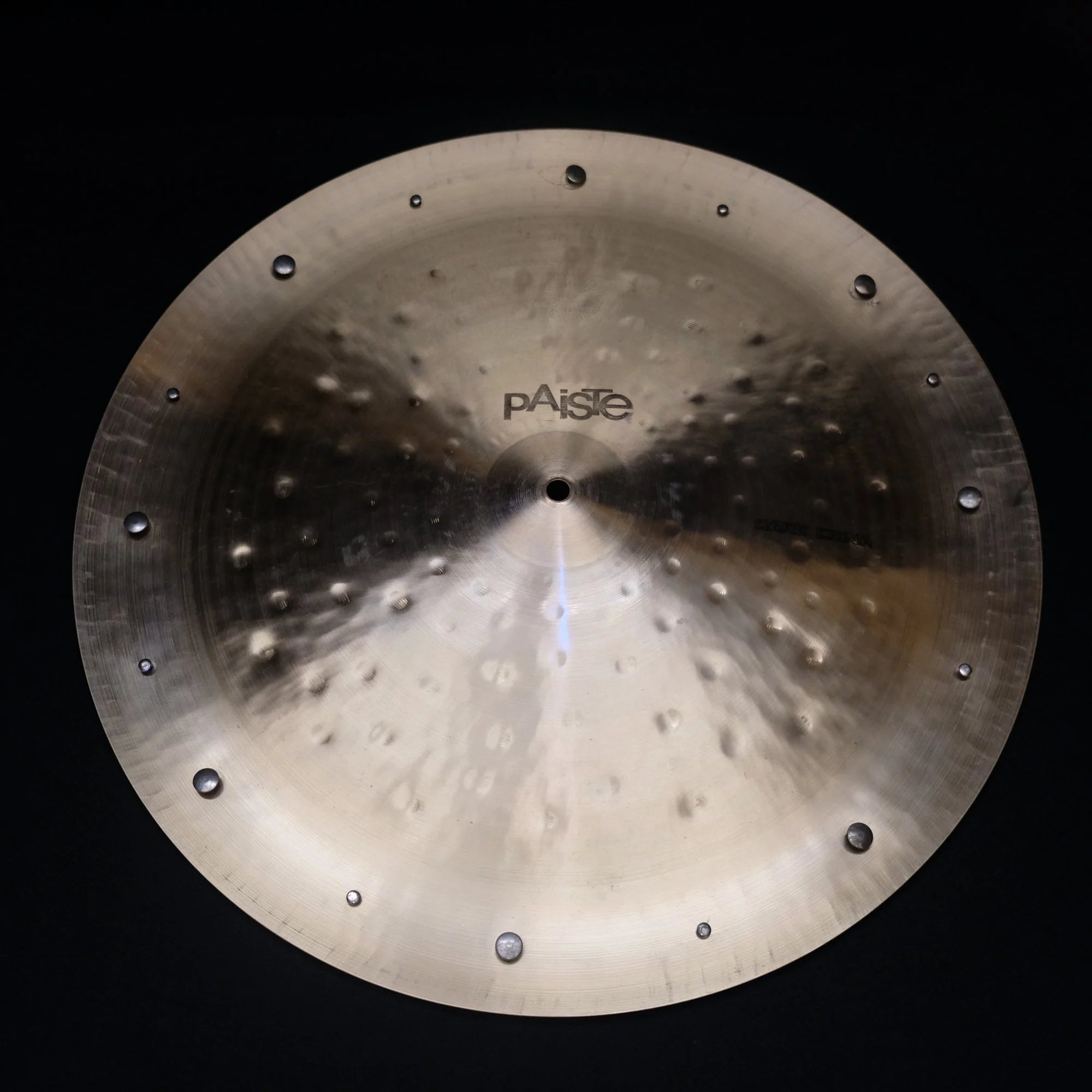20" Paiste Sound Creation Dark China 16 x rivets from 1978-80