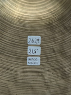 21,5" Zildjian K Istanbul cymbal Intermediate Stamp 2629 grams