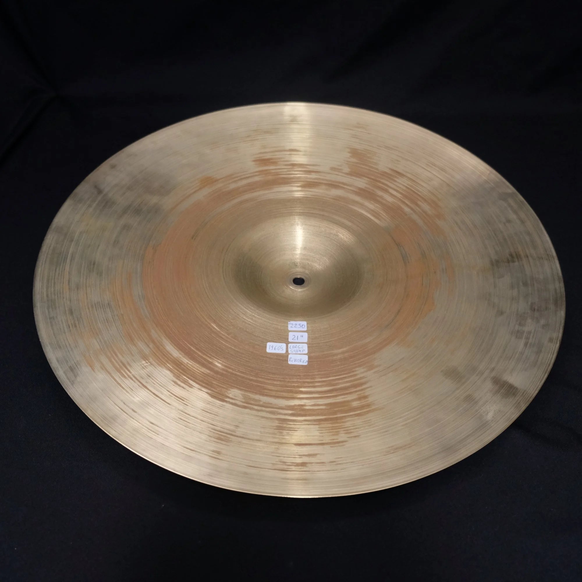 21" Zildjian Avedis Ride Large Stamp from 1960's 2250 grams