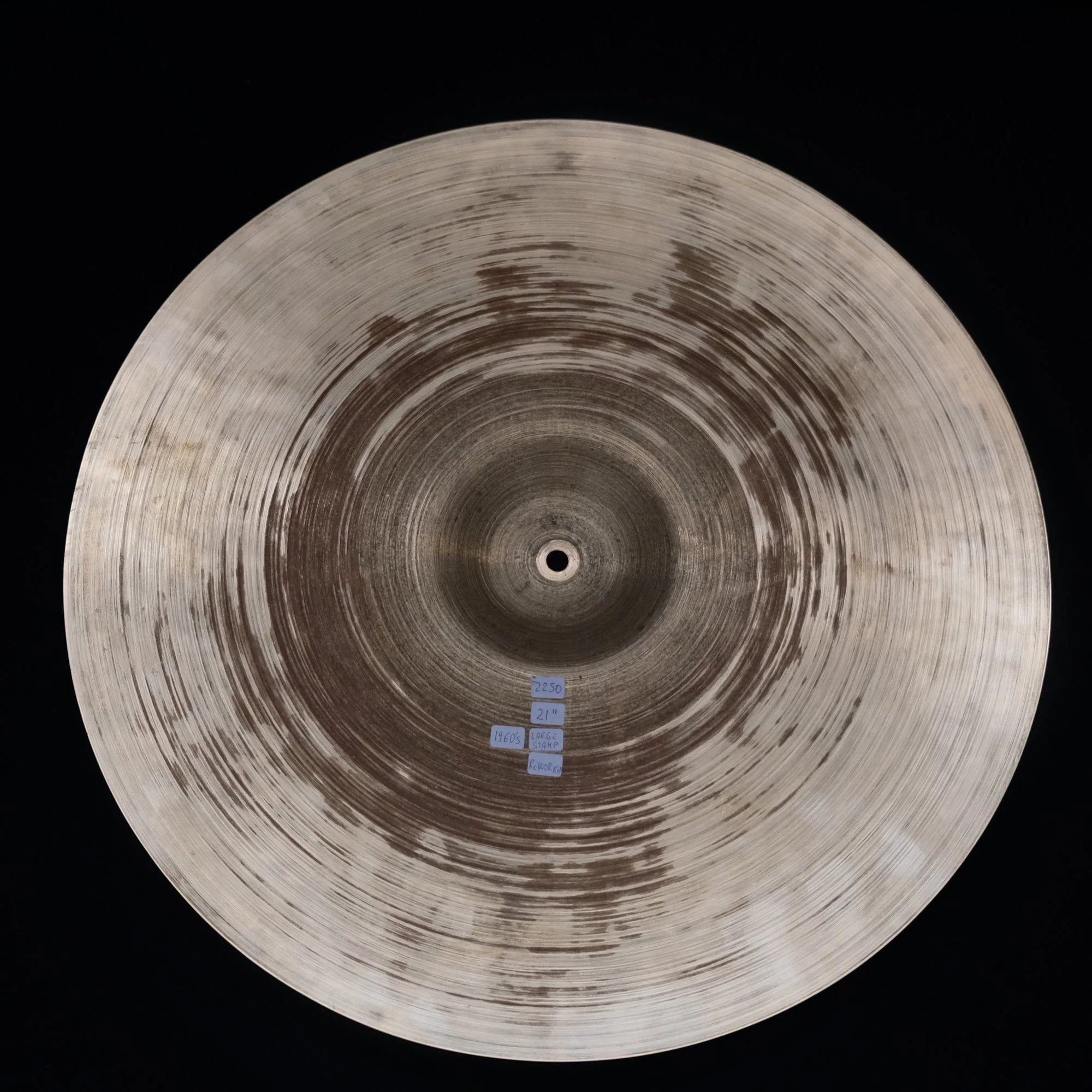 21" Zildjian Avedis Ride Large Stamp from 1960's 2250 grams