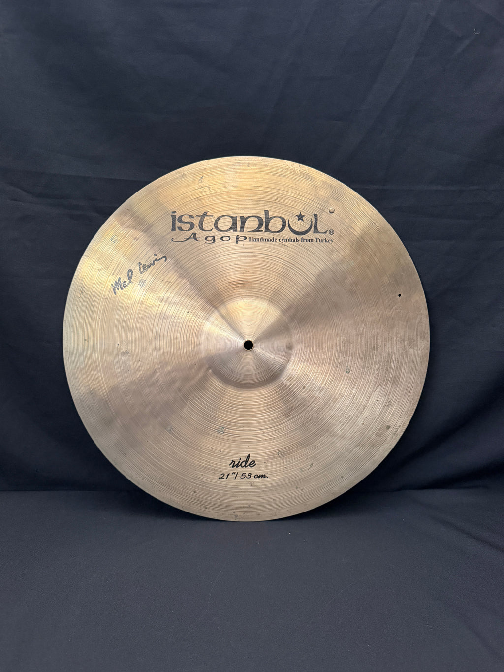 21" Istanbul Agop Mel Lewis Signature Ride 2124 grams