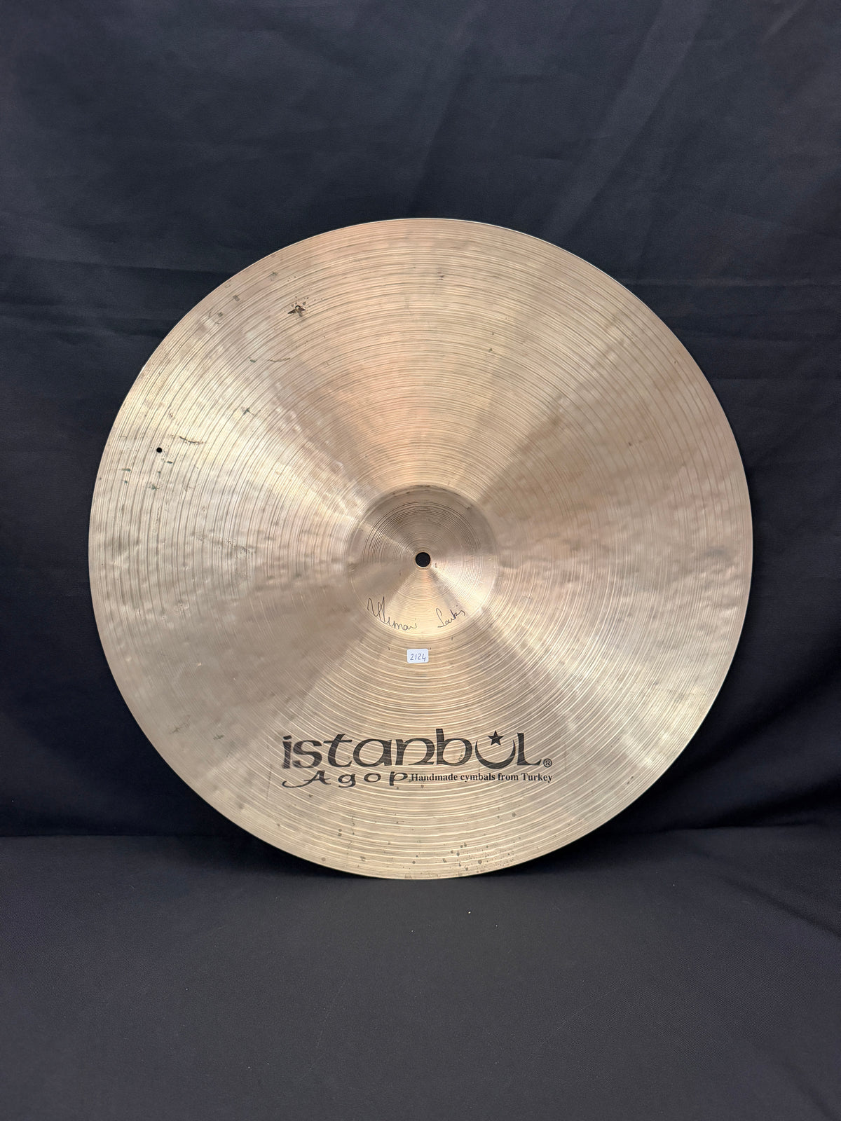 21" Istanbul Agop Mel Lewis Signature Ride 2124 grams