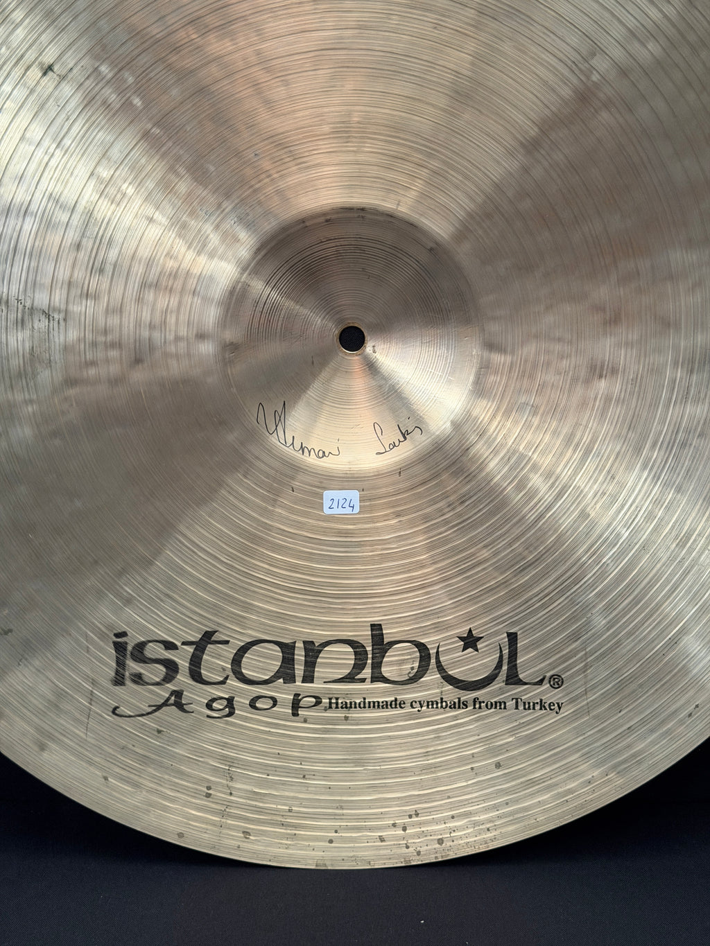 21" Istanbul Agop Mel Lewis Signature Ride 2124 grams