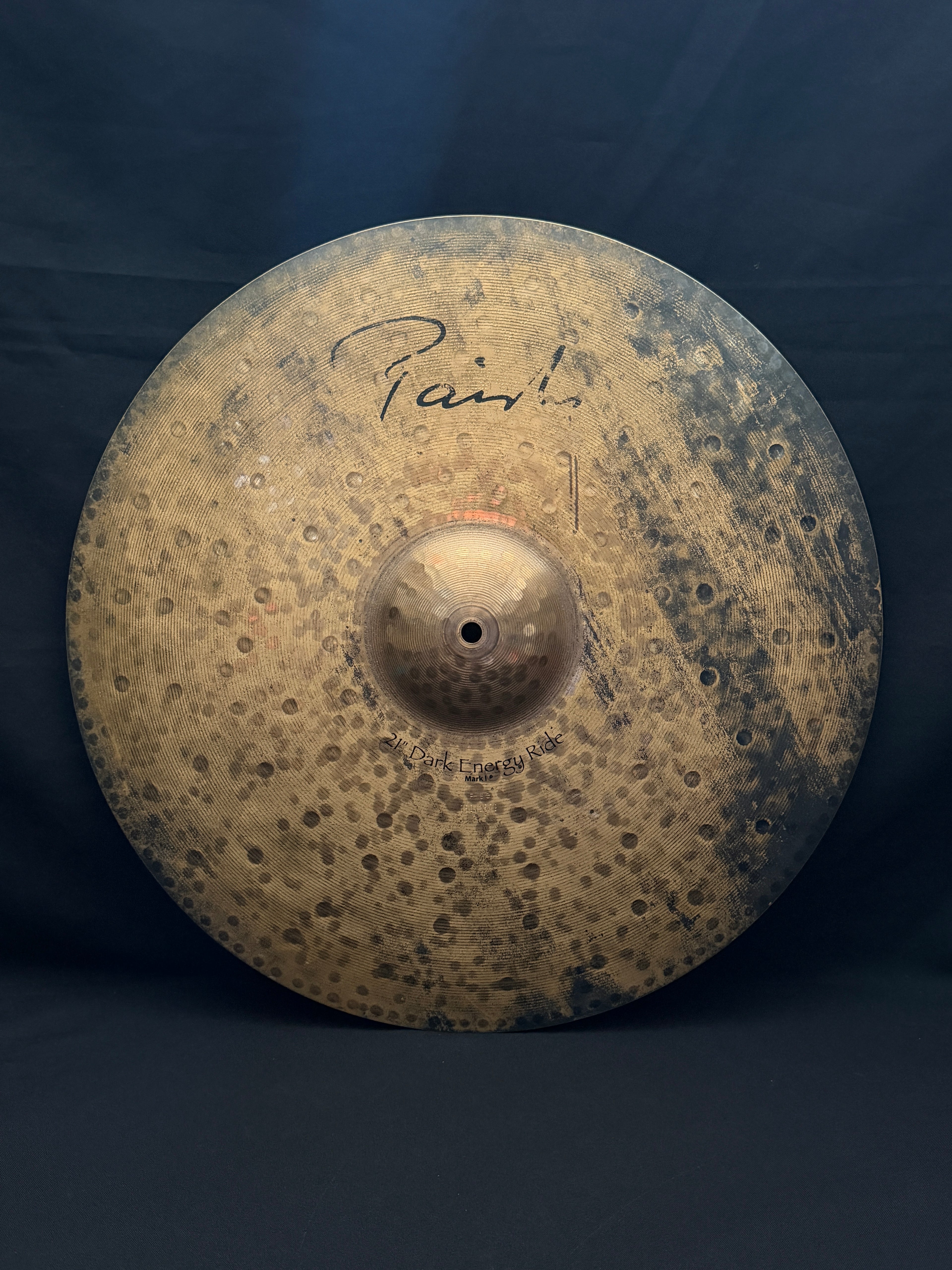 21" Paiste Dark Energy Ride Mark I 2592 grams from 2005