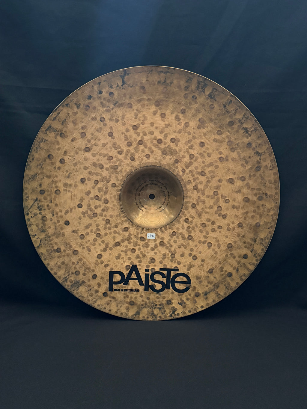 21" Paiste Dark Energy Ride Mark I 2592 grams from 2005