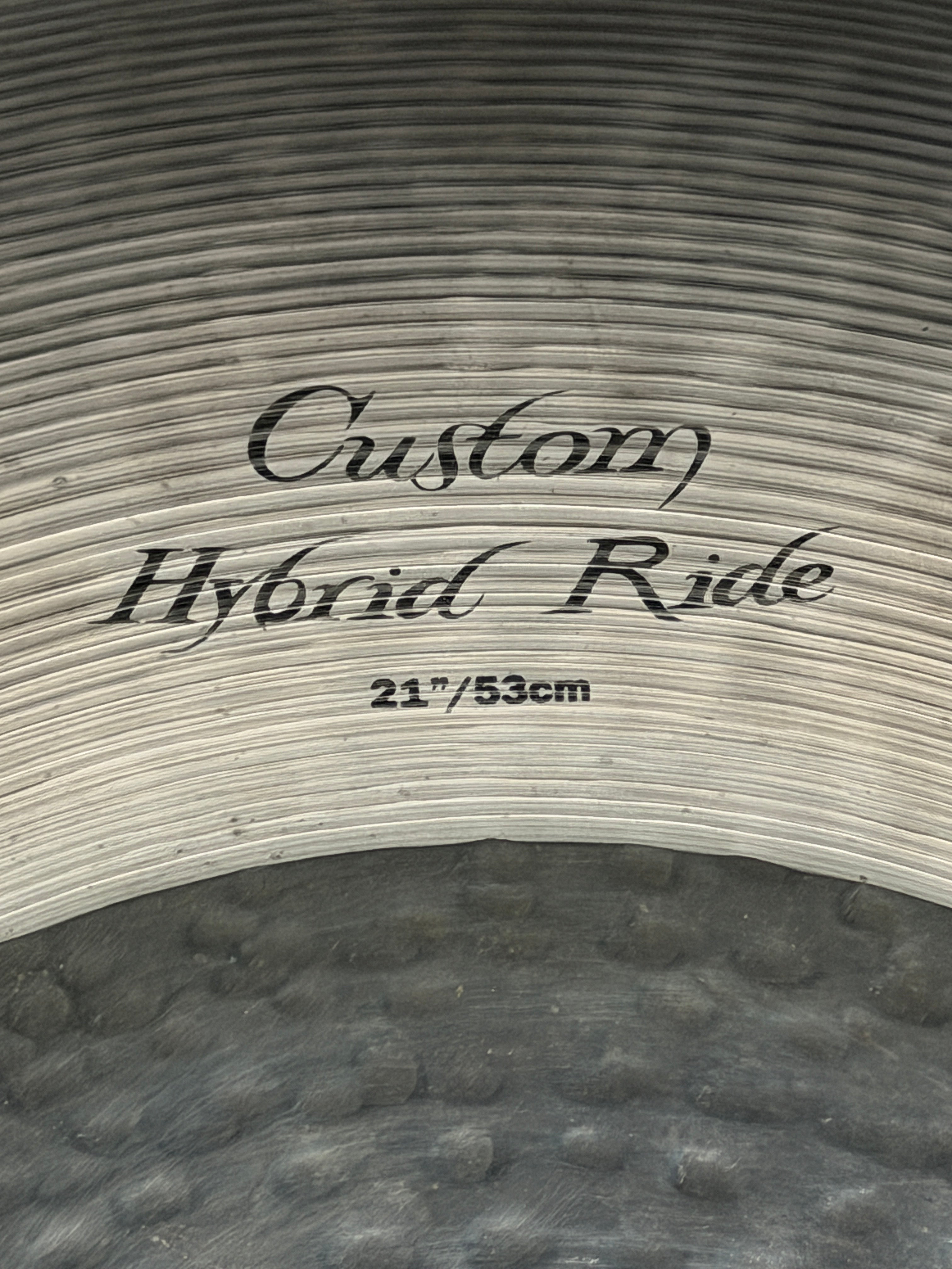 21" Zildjian K-Custom Hybrid Ride 2979 grams
