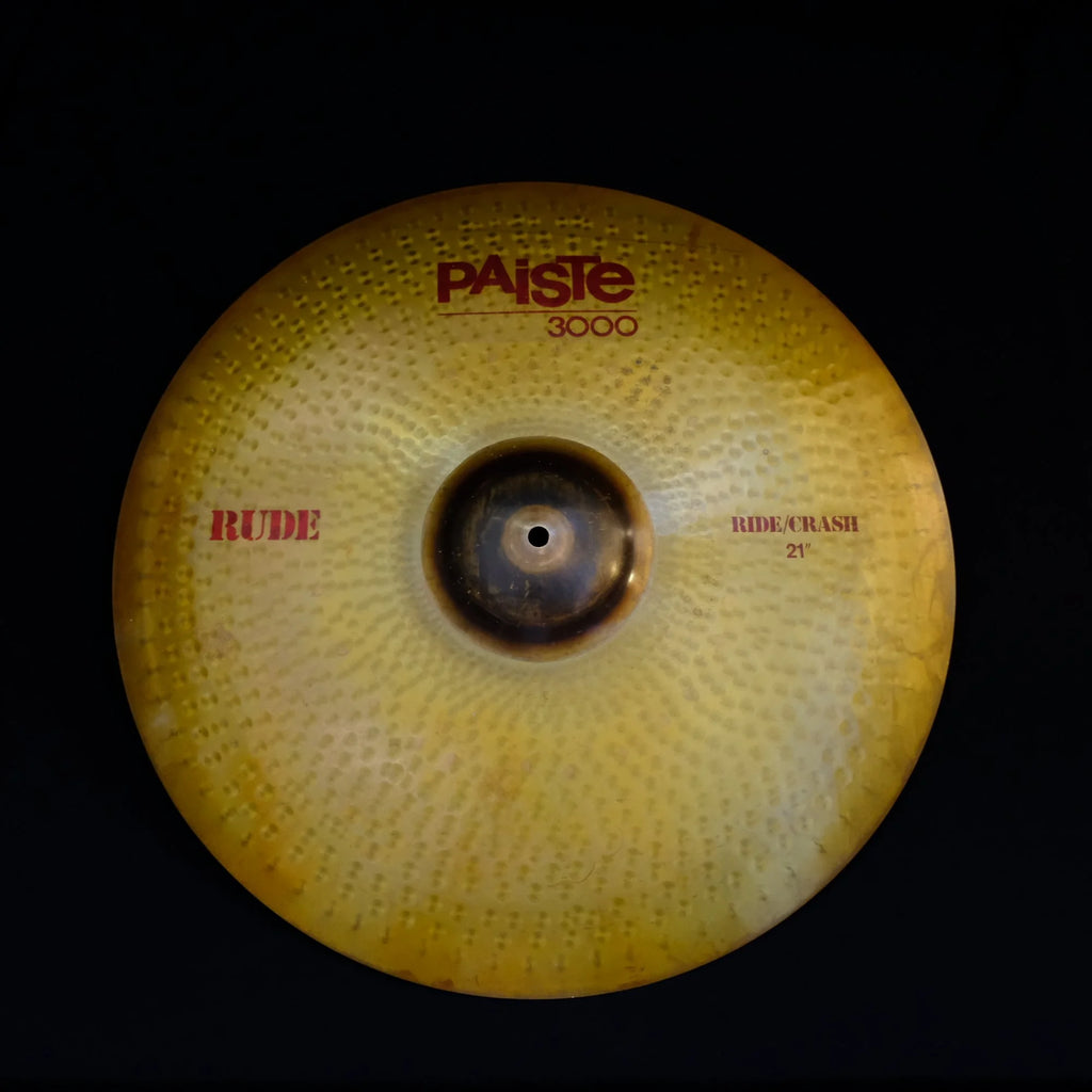 21" Paiste RUDE Ride/Crash from 1986