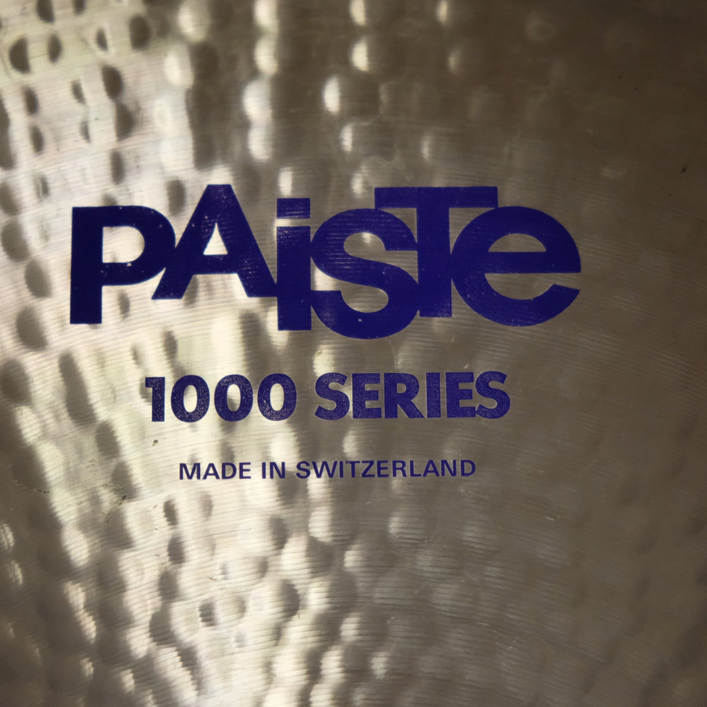 22" Paiste 1000 Series Heavy 3629 grams from 1991