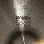 22" Paiste 2002 Crash black logo 2399 grams from 1979